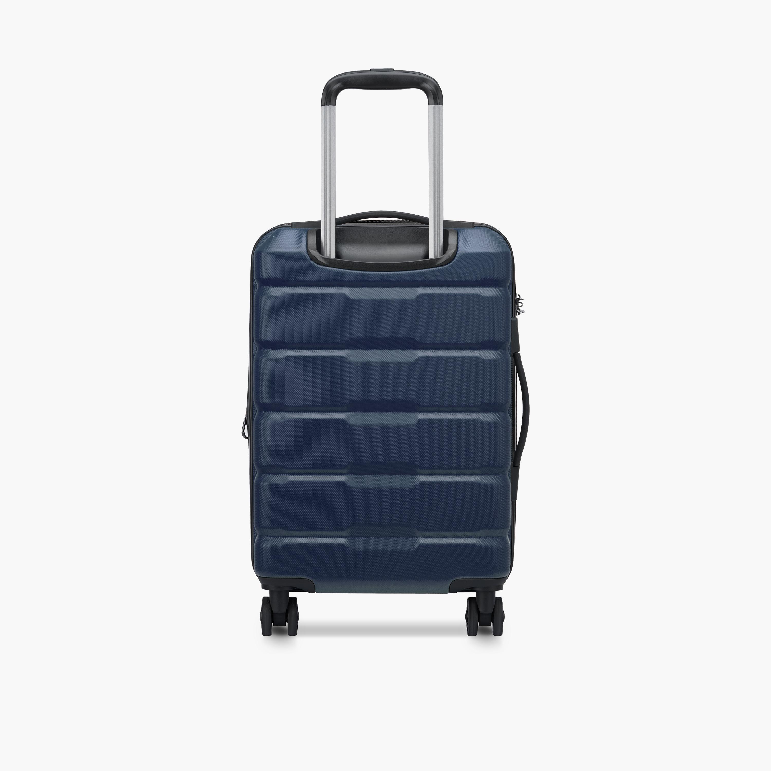 Delsey Paris Securitech Citadel 55 CM Small Cabin Polycarbonate with ABS Hard Sided 4-Wheeler Spinner Trolley Bag with TSA Combination Lock-travel-luggagesandbags-luggage-image-5