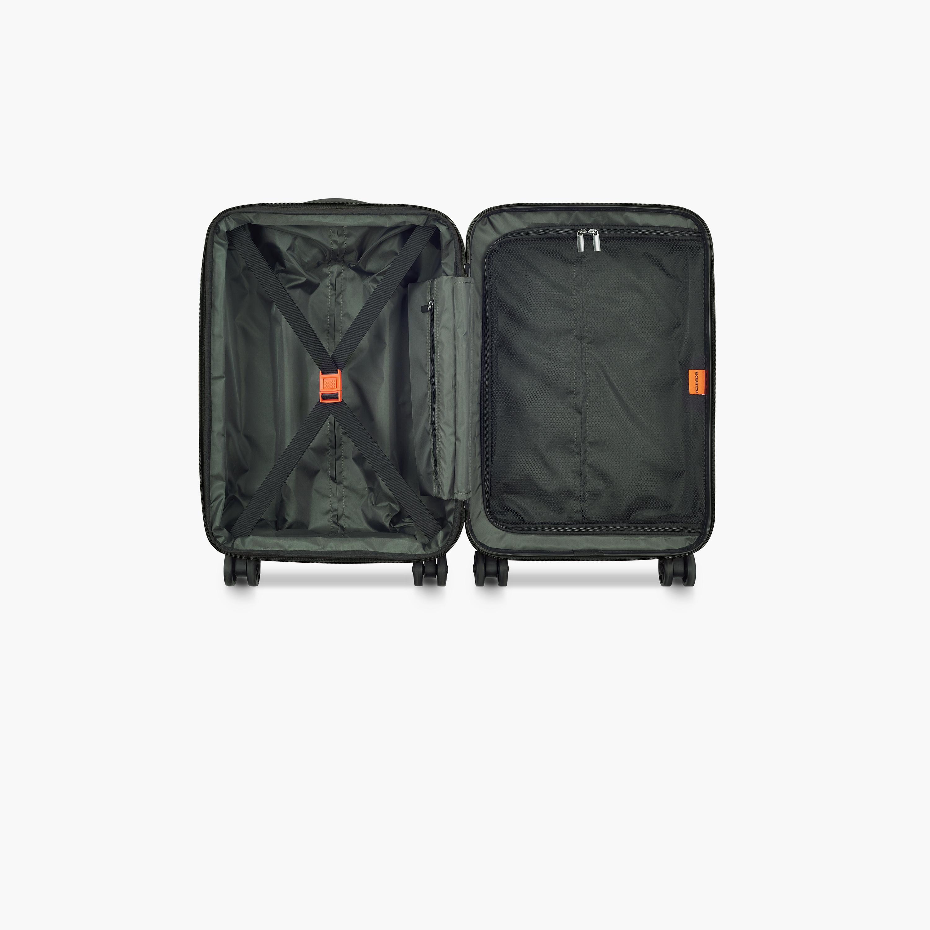 Delsey Paris Securitech Citadel 55 CM Small Cabin Polycarbonate with ABS Hard Sided 4-Wheeler Spinner Trolley Bag with TSA Combination Lock-travel-luggagesandbags-luggage-image-6