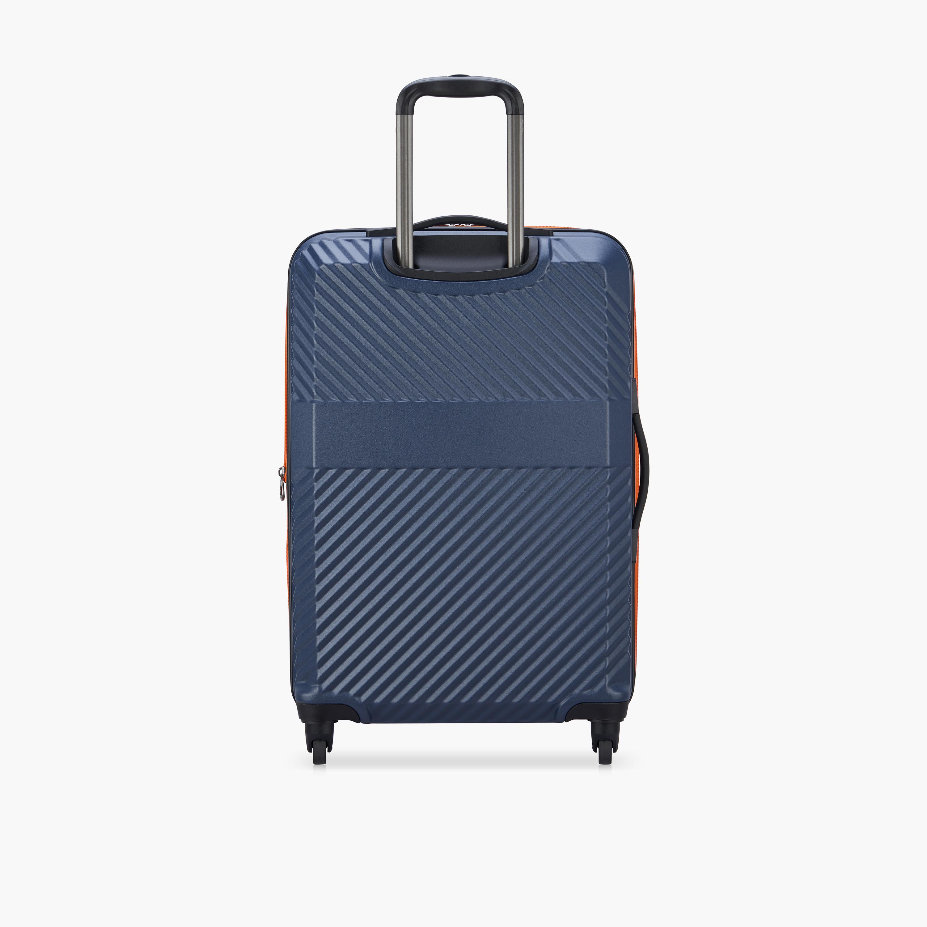 Delsey Paris Securitech Patrol 81 CM Large Check-in Polycarbonate with ABS Hard Sided 4-Wheeler Spinner Trolley Bag with TSA Combination Lock-travel-luggagesandbags-luggage-image-5