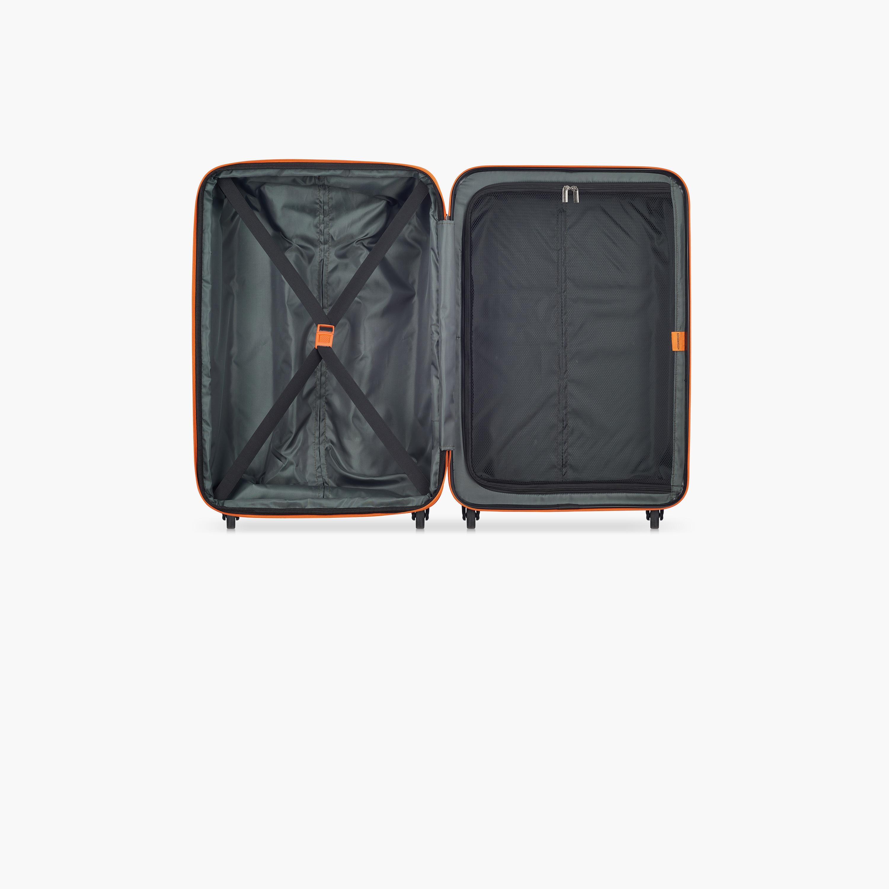 Delsey Paris Securitech Patrol 81 CM Large Check-in Polycarbonate with ABS Hard Sided 4-Wheeler Spinner Trolley Bag with TSA Combination Lock-travel-luggagesandbags-luggage-image-6