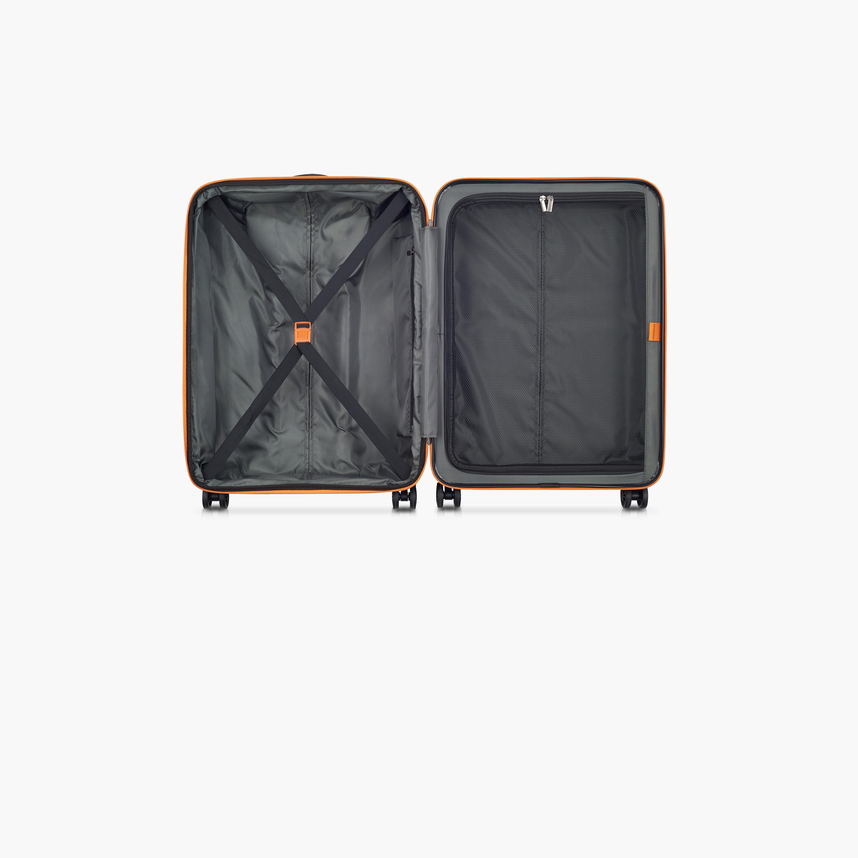 Delsey Paris Securitech Patrol Set of 3 Polycarbonate with ABS Hard Sided 4-Wheeler Spinner Trolley Bag with TSA Combination Lock-travel-luggagesandbags-luggage-image-4