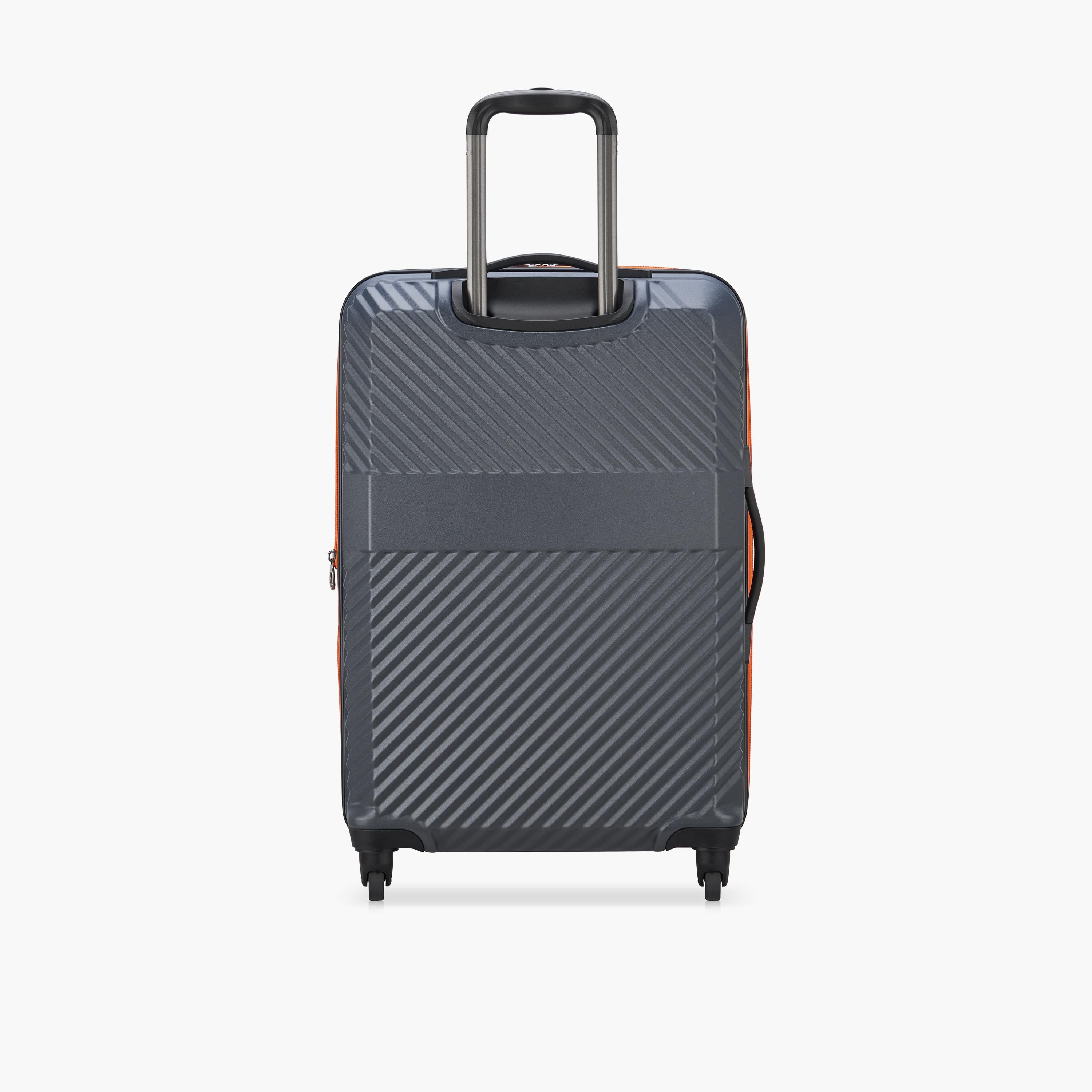 Delsey Paris Securitech Patrol 81 CM Large Check-in Polycarbonate with ABS Hard Sided 4-Wheeler Spinner Trolley Bag with TSA Combination Lock-travel-luggagesandbags-luggage-image-5