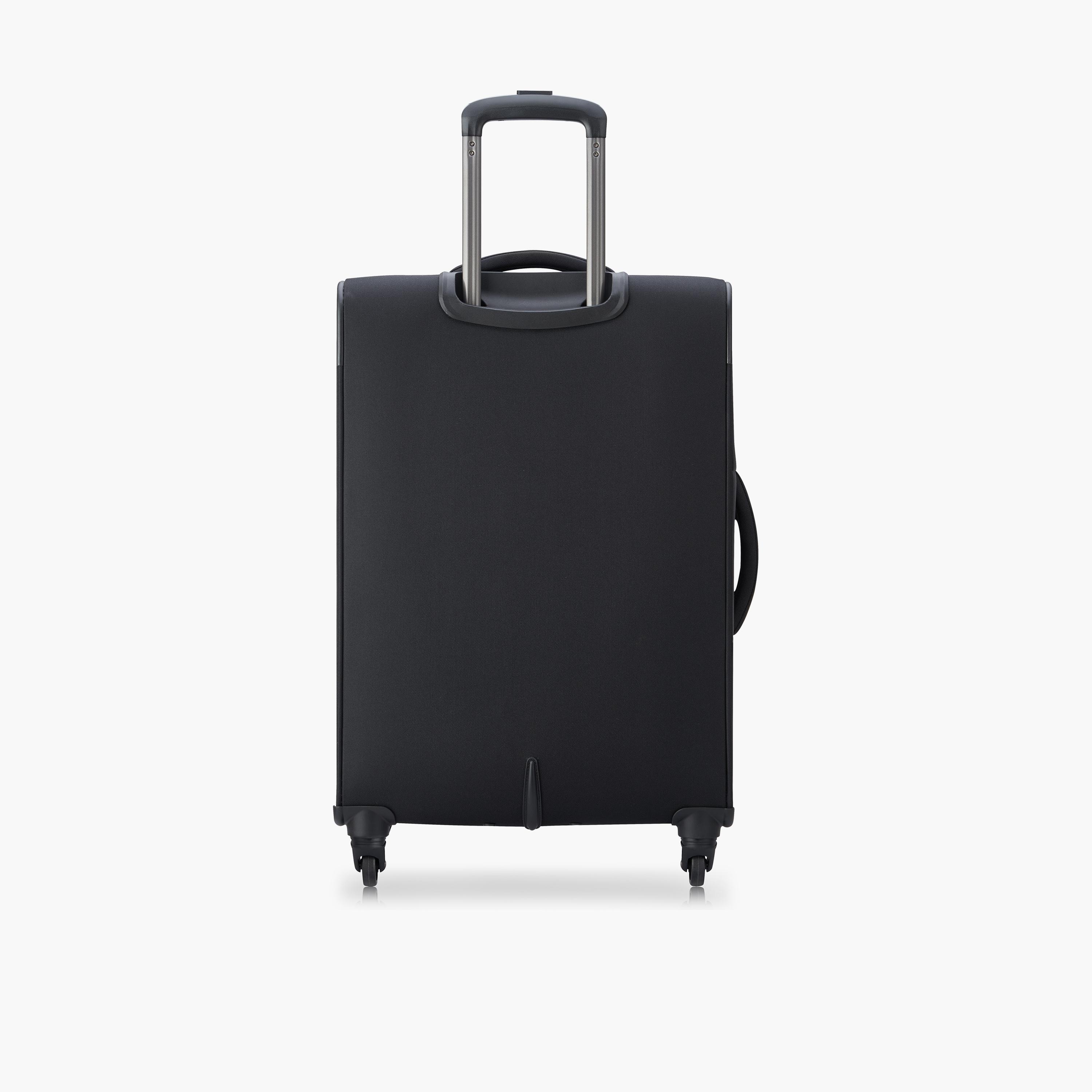 Delsey Paris Securitech Vanuard 82 CM Large Check-in Polyester Soft Sided 4-Wheeler Spinner Trolley Bag with TSA Combination Lock-travel-luggagesandbags-luggage-image-5