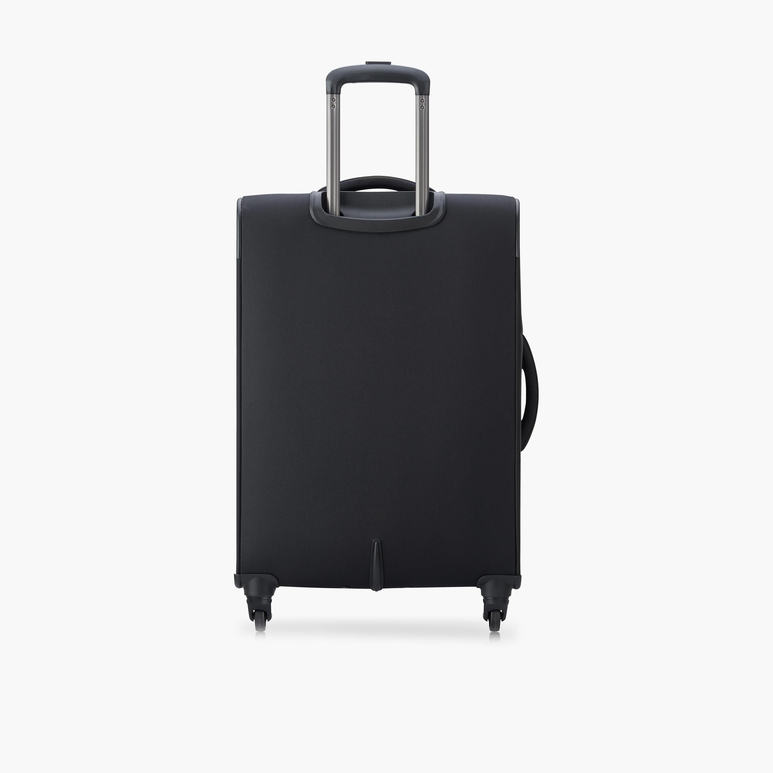 Delsey Paris Securitech Vanuard 70 CM Medium Check-in Polyester Soft Sided 4-Wheeler Spinner Trolley Bag with TSA Combination Lock-travel-luggagesandbags-luggage-image-5