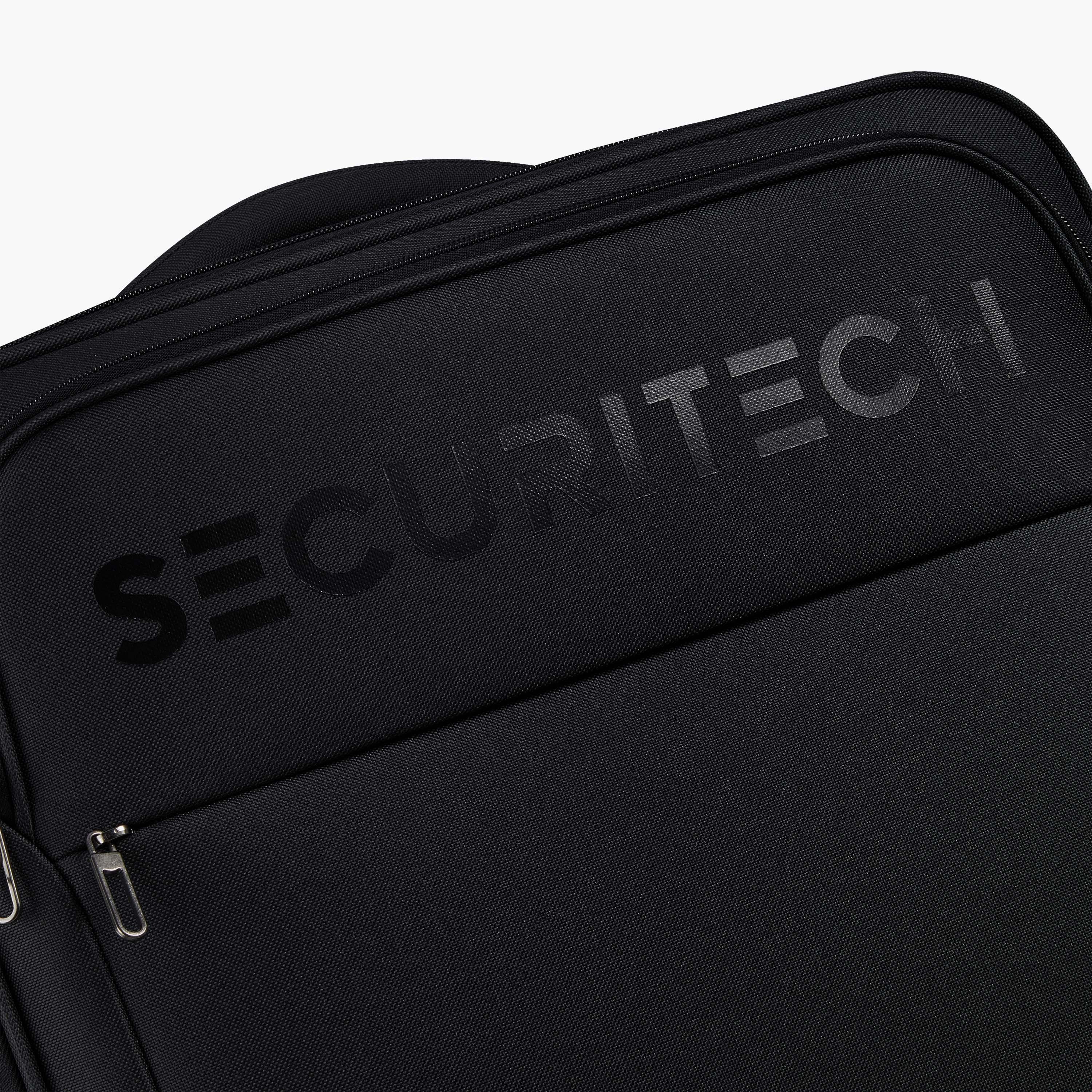 Delsey Paris Securitech Vanuard 55 CM Small Cabin Polyester Soft Sided 4-Wheeler Spinner Trolley Bag with TSA Combination Lock-travel-luggagesandbags-luggage-image-7