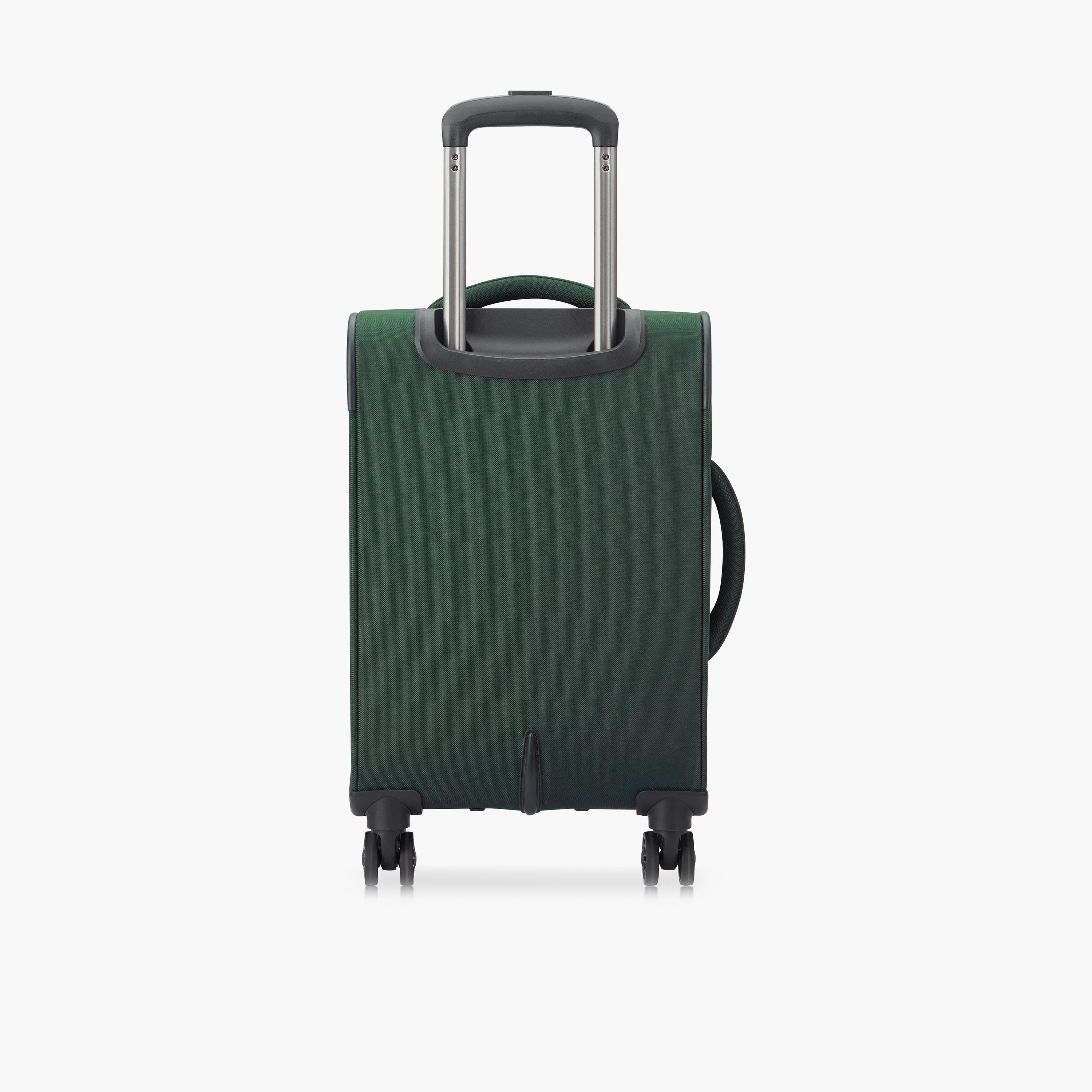 Delsey Paris Securitech Vanuard 55 CM Small Cabin Polyester Soft Sided 4-Wheeler Spinner Trolley Bag with TSA Combination Lock-travel-luggagesandbags-luggage-image-5