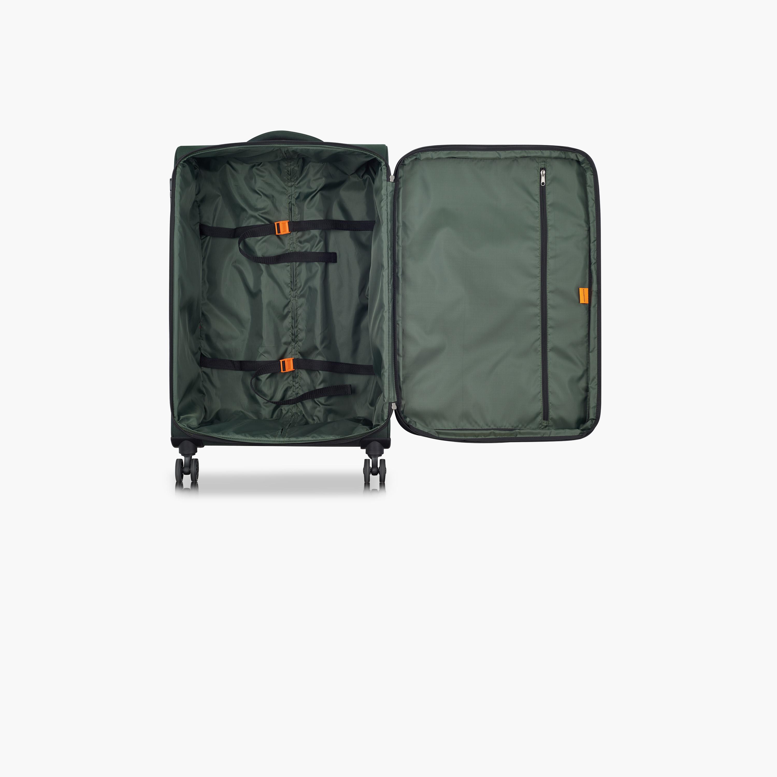 Delsey Paris Securitech Vanuard 70 CM Medium Check-in Polyester Soft Sided 4-Wheeler Spinner Trolley Bag with TSA Combination Lock-travel-luggagesandbags-luggage-image-6