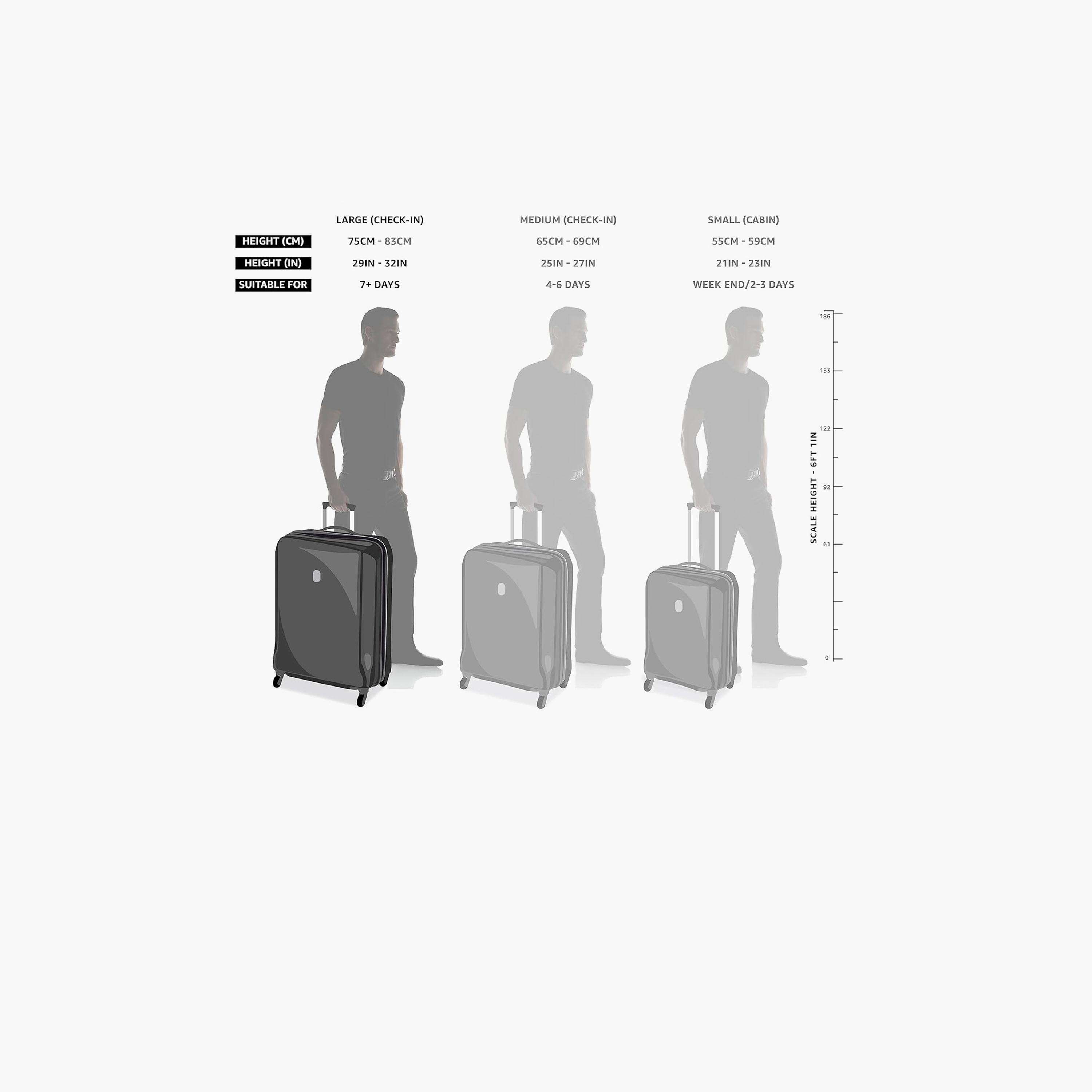 Delsey Paris Securitech Vanuard 82 CM Large Check-in Polyester Soft Sided 4-Wheeler Spinner Trolley Bag with TSA Combination Lock-travel-luggagesandbags-luggage-image-4