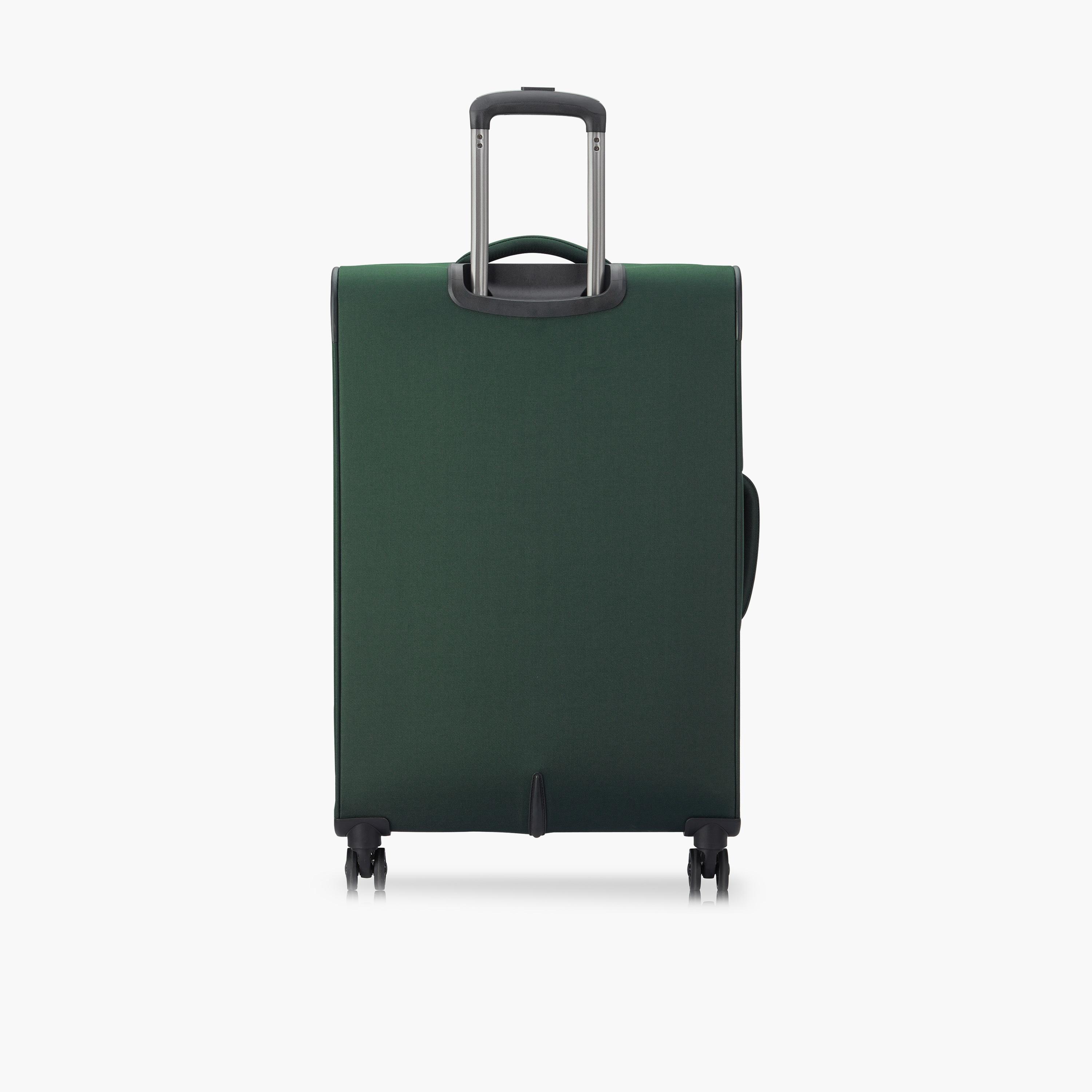 Delsey Paris Securitech Vanuard 82 CM Large Check-in Polyester Soft Sided 4-Wheeler Spinner Trolley Bag with TSA Combination Lock-travel-luggagesandbags-luggage-image-5