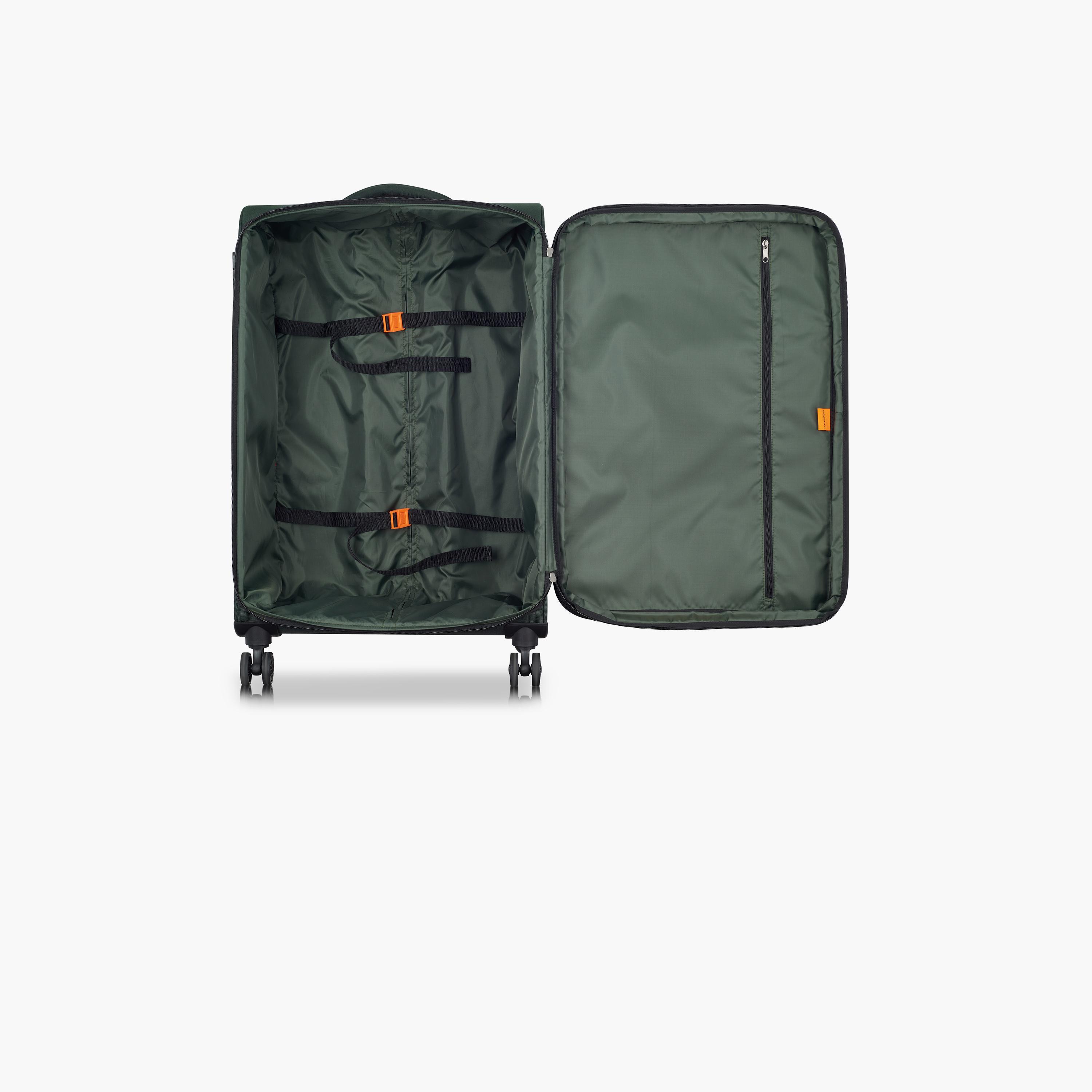 Delsey Paris Securitech Vanuard 82 CM Large Check-in Polyester Soft Sided 4-Wheeler Spinner Trolley Bag with TSA Combination Lock-travel-luggagesandbags-luggage-image-6