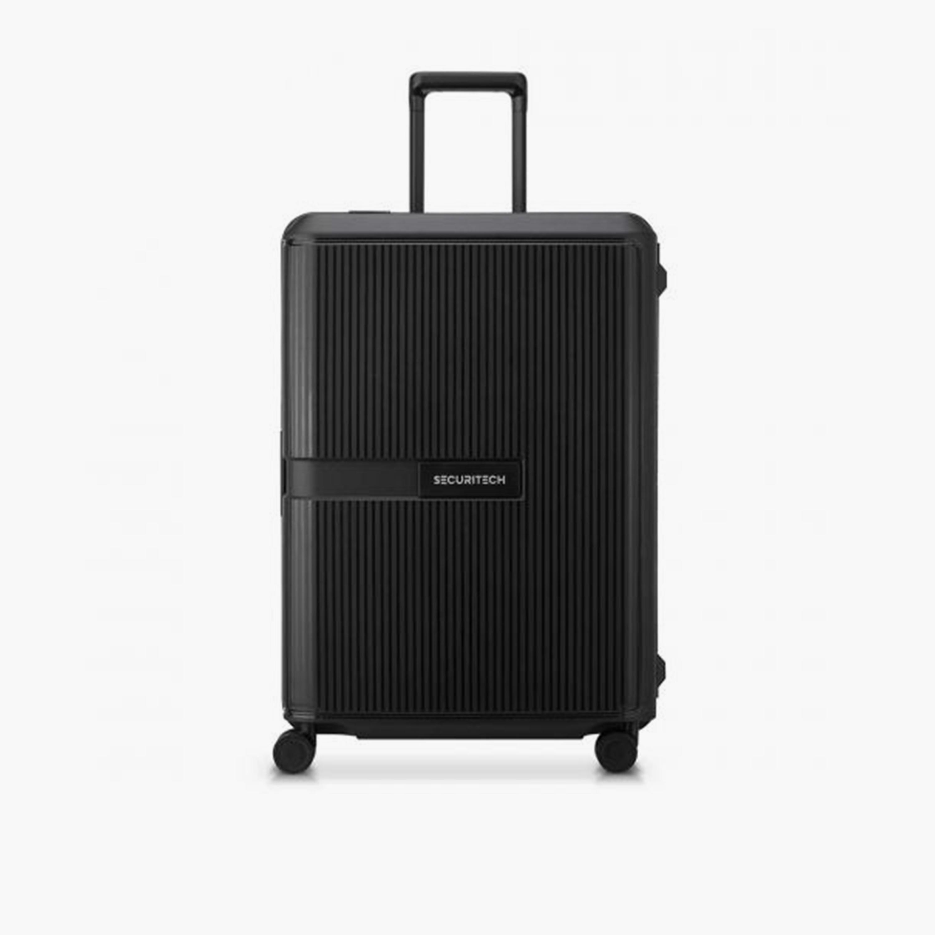 Delsey Paris Securitech Stone 70 CM Medium Check-in Polypropylene Hard Sided 4-Wheeler Spinner Trolley Bag with TSA Combination Lock-travel-luggagesandbags-luggage-image-1