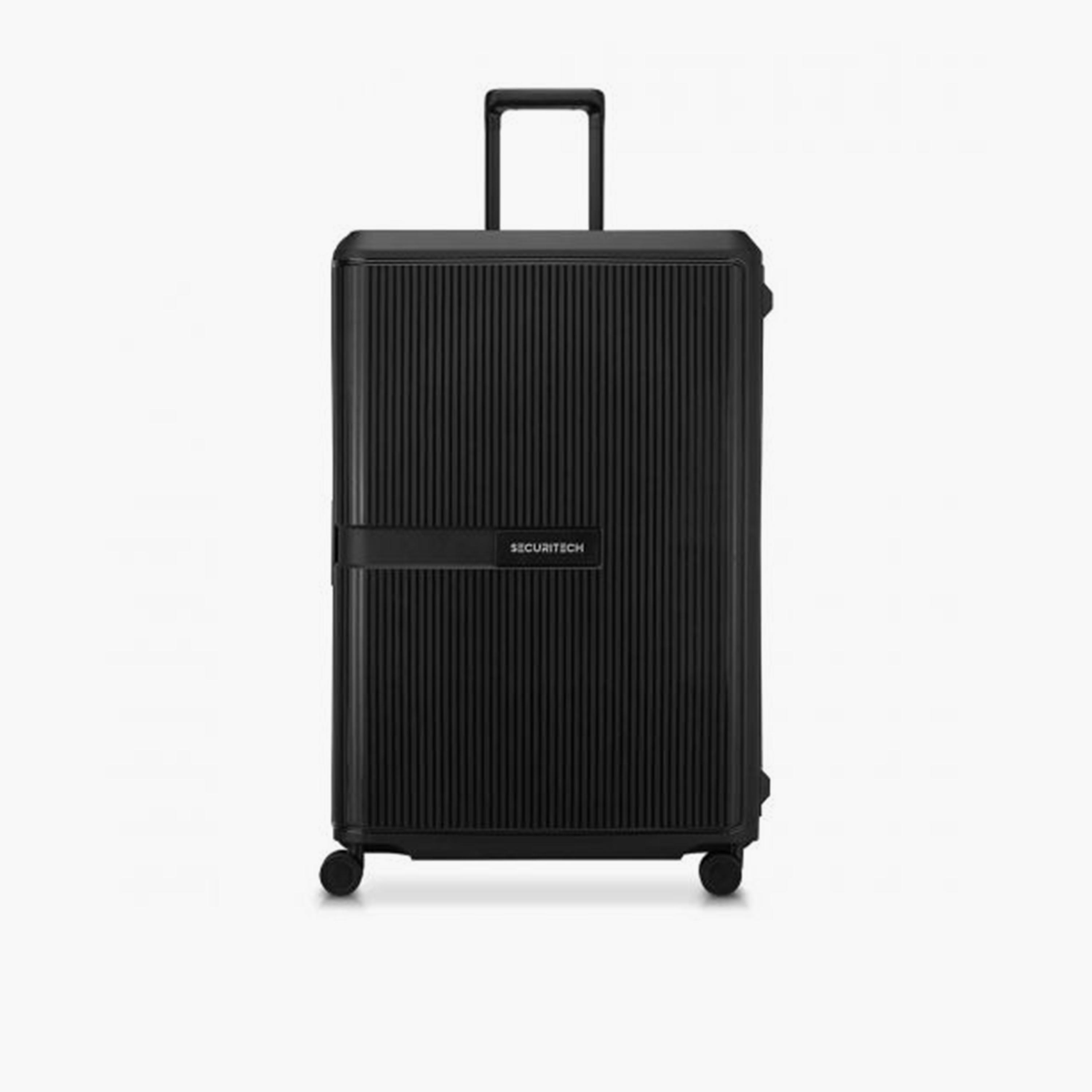 Securitech Stone By Delsey Hardcase Double wheel trolley 82cm black-travel-luggagesandbags-luggage-image-1