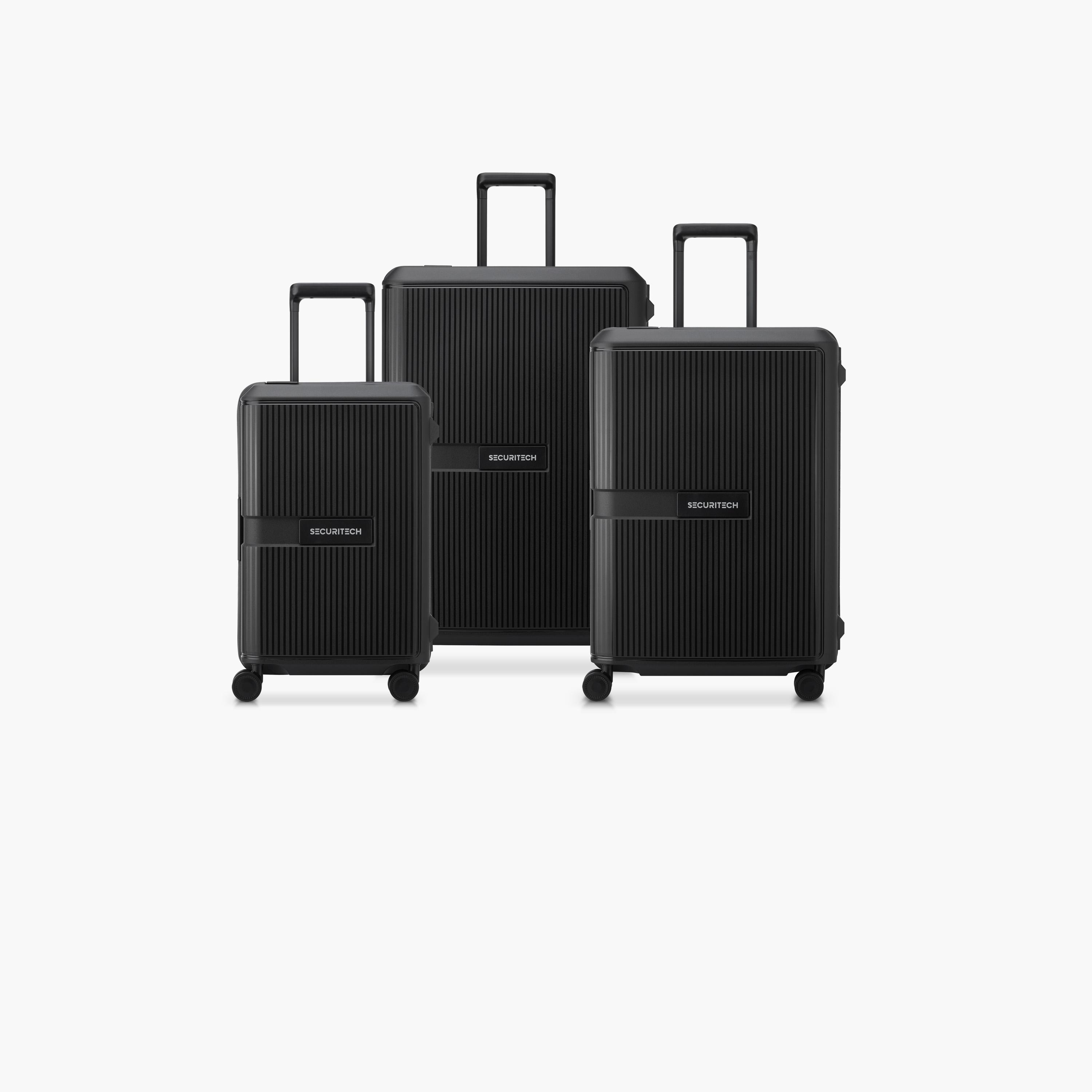 Delsey Paris Securitech Stone Set of 3 Polypropylene Hard Sided 4-Wheeler Spinner Trolley Bag with TSA Combination Lock-travel-luggagesandbags-luggage-image-1