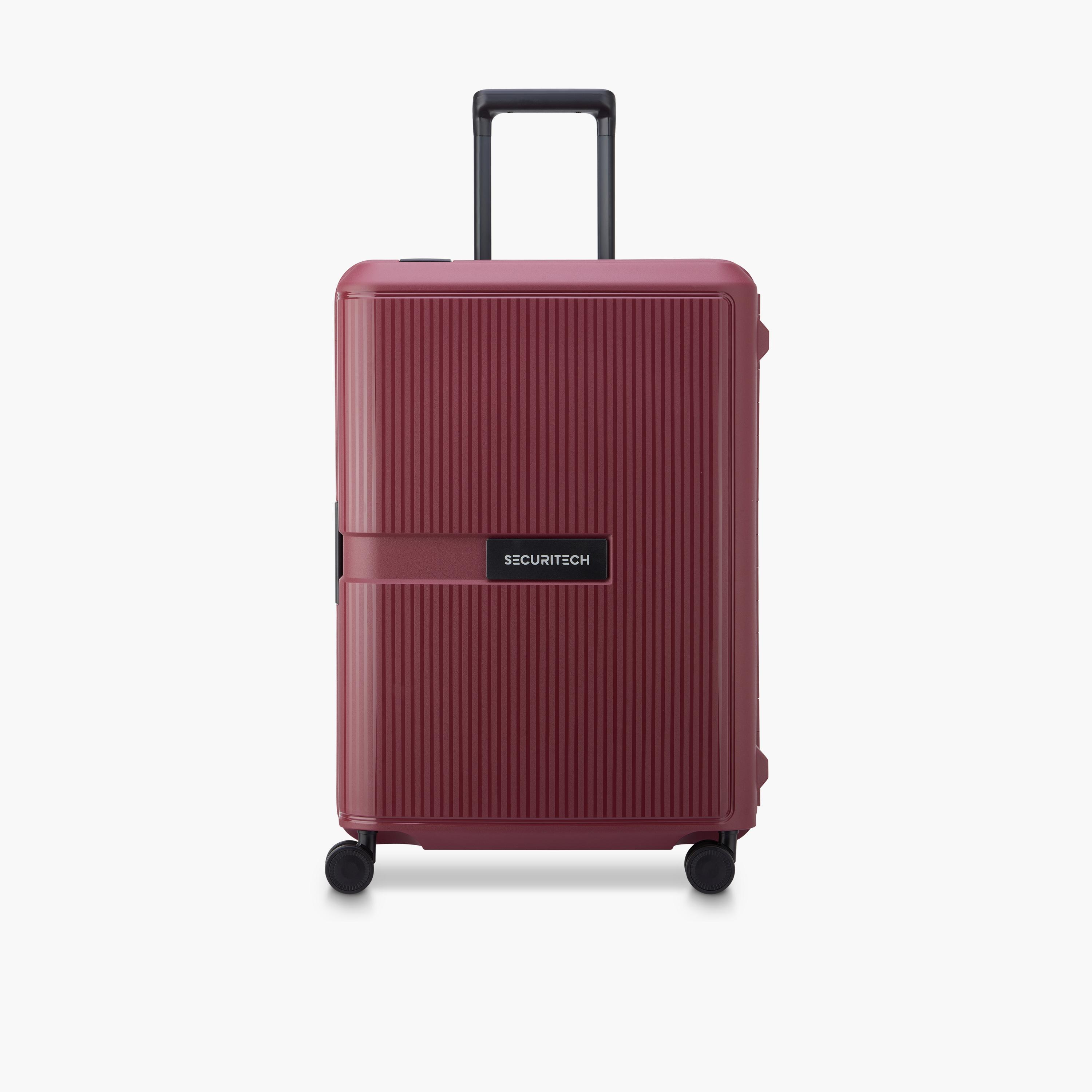 Delsey Paris Securitech Stone 70 CM Medium Check-in Polypropylene Hard Sided 4-Wheeler Spinner Trolley Bag with TSA Combination Lock-travel-luggagesandbags-luggage-image-1