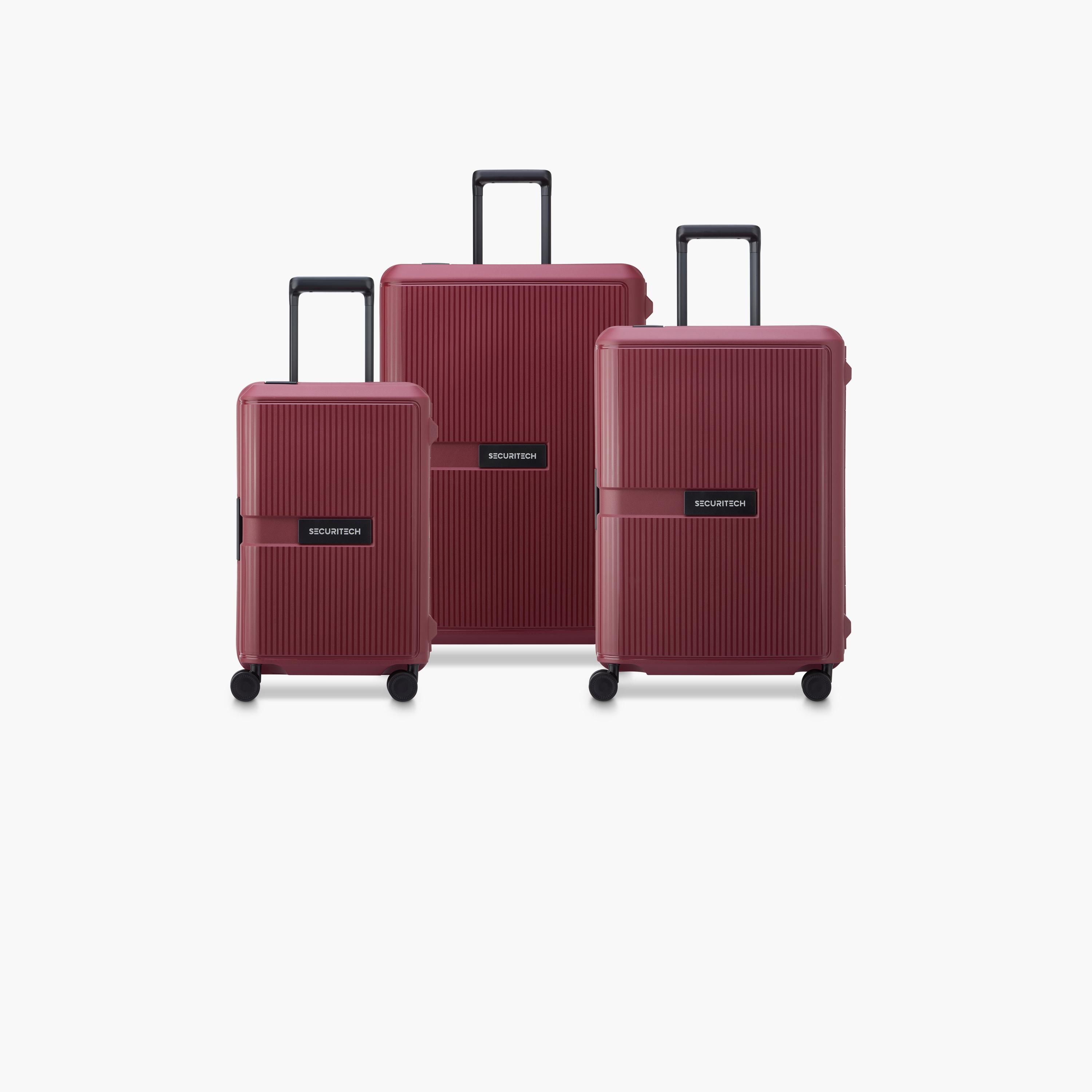 Delsey Paris Securitech Stone Set of 3 Polypropylene Hard Sided 4-Wheeler Spinner Trolley Bag with TSA Combination Lock-travel-luggagesandbags-luggage-image-1