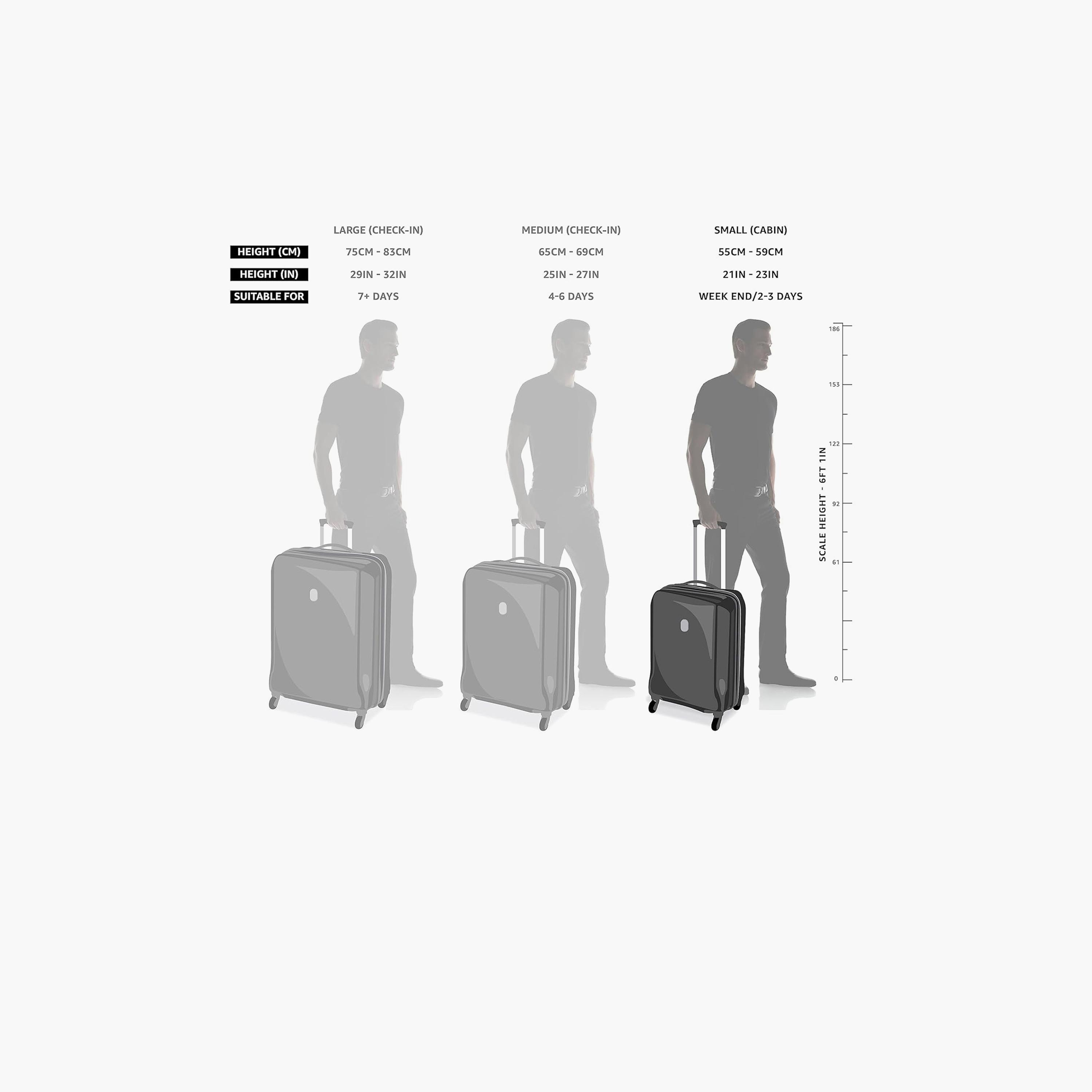Delsey Paris Securitech Stone 55 CM Small Cabin Polypropylene Hard Sided 4-Wheeler Spinner Trolley Bag with TSA Combination Lock-travel-luggagesandbags-luggage-image-4