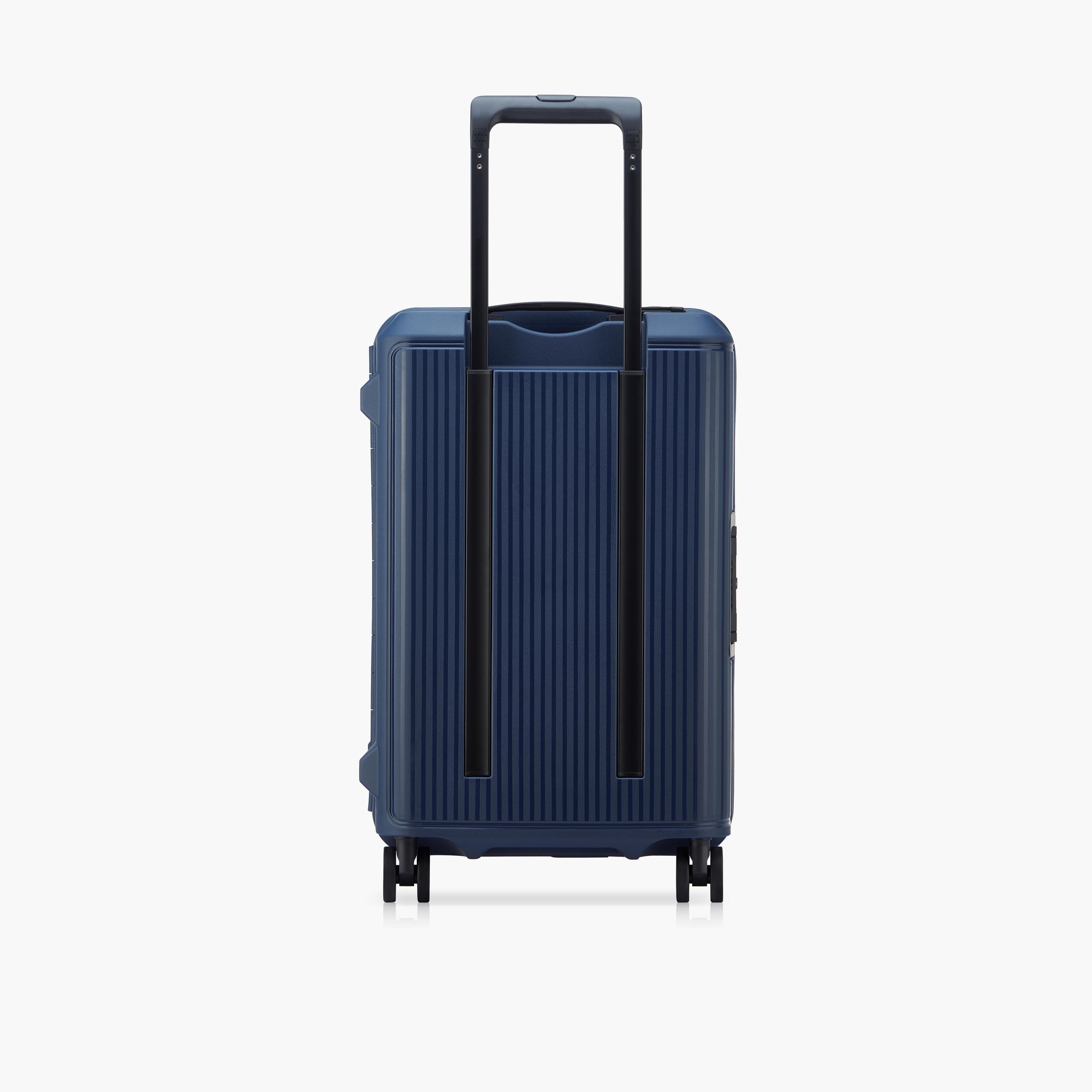 Delsey Paris Securitech Stone 55 CM Small Cabin Polypropylene Hard Sided 4-Wheeler Spinner Trolley Bag with TSA Combination Lock-travel-luggagesandbags-luggage-image-5