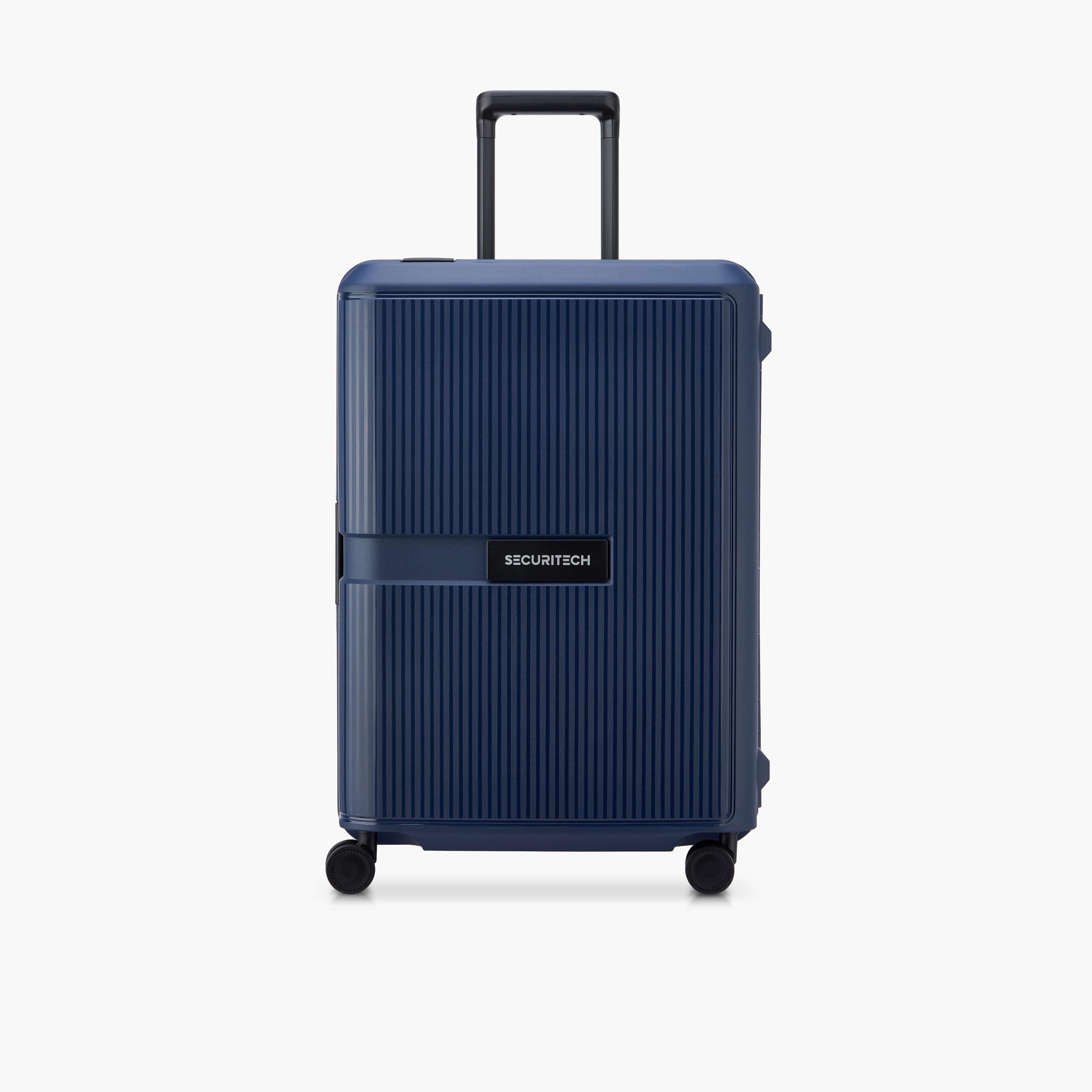 Delsey Paris Securitech Stone 70 CM Medium Check-in Polypropylene Hard Sided 4-Wheeler Spinner Trolley Bag with TSA Combination Lock-travel-luggagesandbags-luggage-image-1