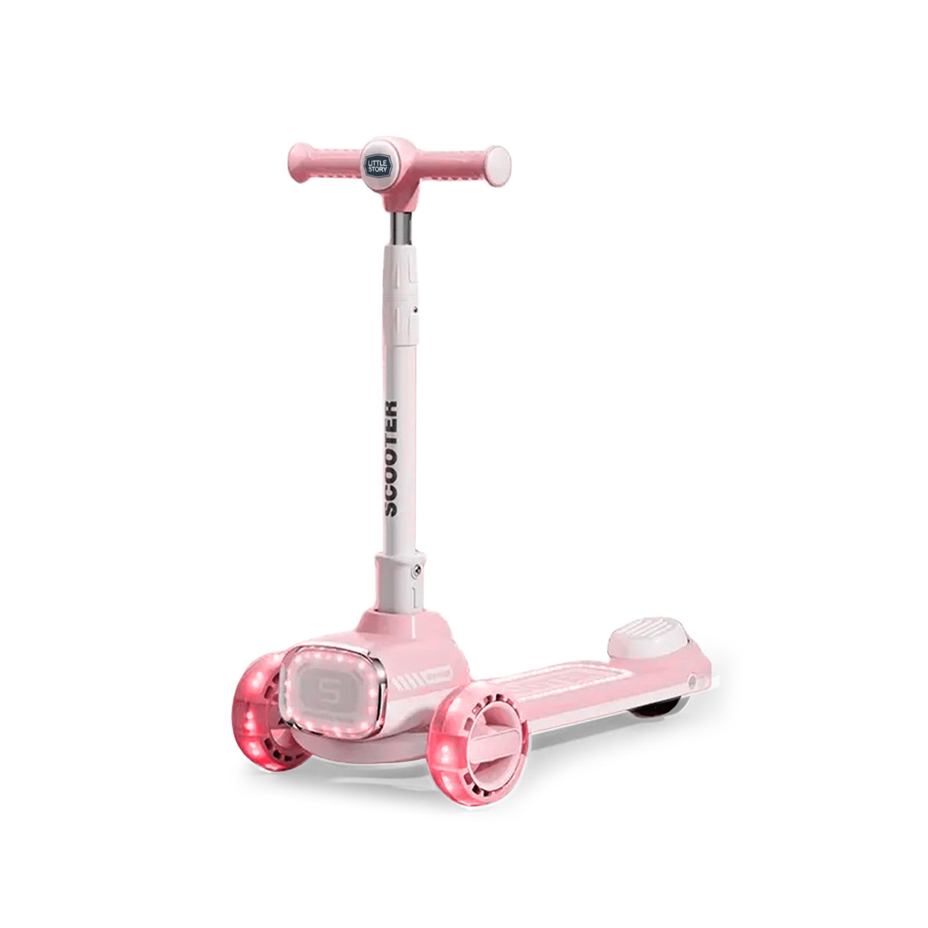 Little Story 2-In-1 Scooter with Ride-On & Push Handle-toys-outdoor-scooters-image-7