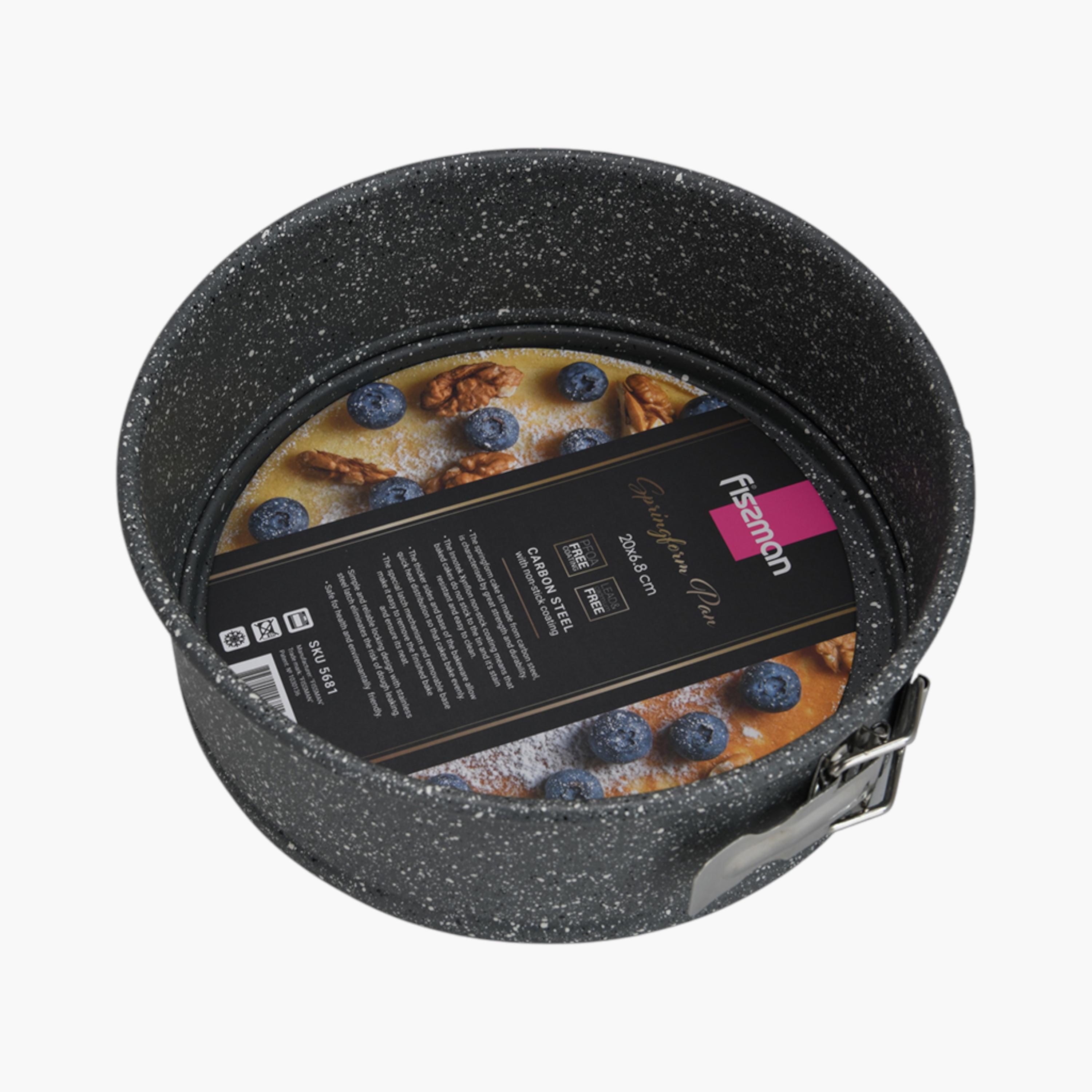 Carbon Steel Non-Stick Springform Pan - 20 cms-household-kitchen-bakeware-bakingpansandmoulds-image-6