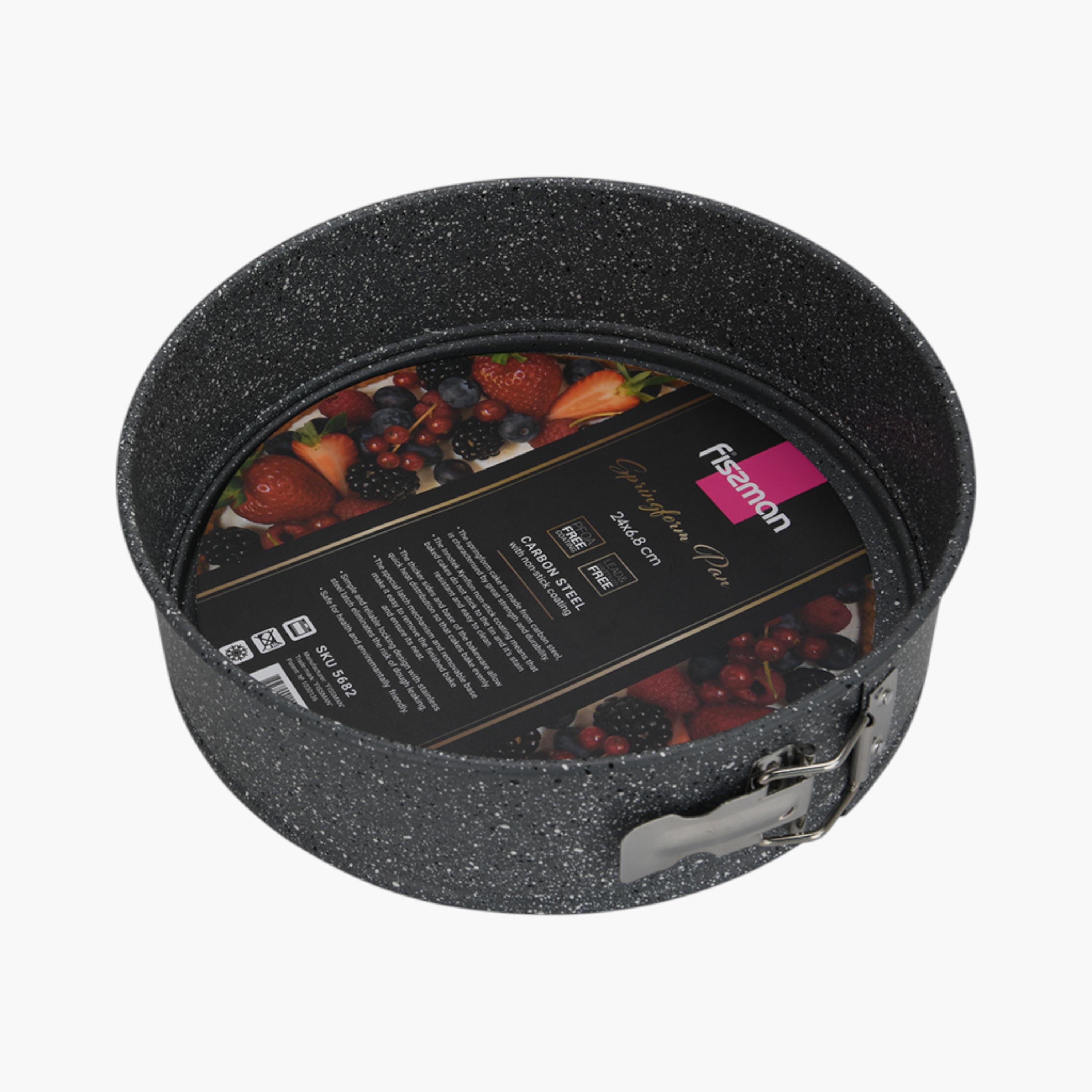 Fissman Carbon Steel Non-Stick Springform Pan - 24 cms-household-kitchen-bakeware-bakingpansandmoulds-image-6