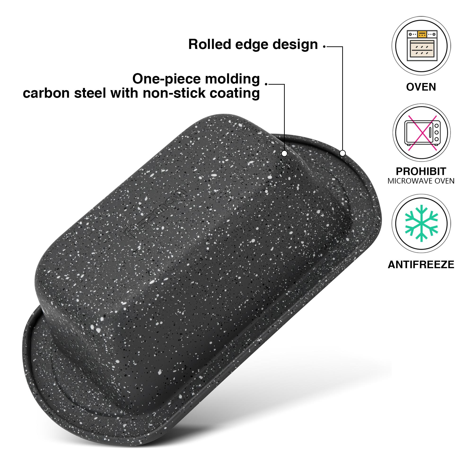 Fissman Carbon Steel Non-Stick Loaf Pan - 17 cms-household-kitchen-bakeware-bakingpansandmoulds-image-2