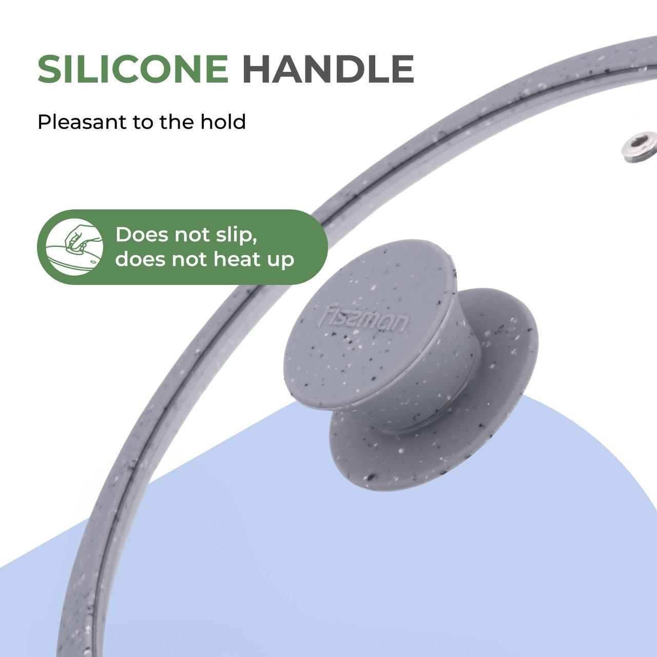Fissman Arcades Glass Lid with Silicone Rim - 24 cms-household-kitchen-cookware-potsandpans-image-6