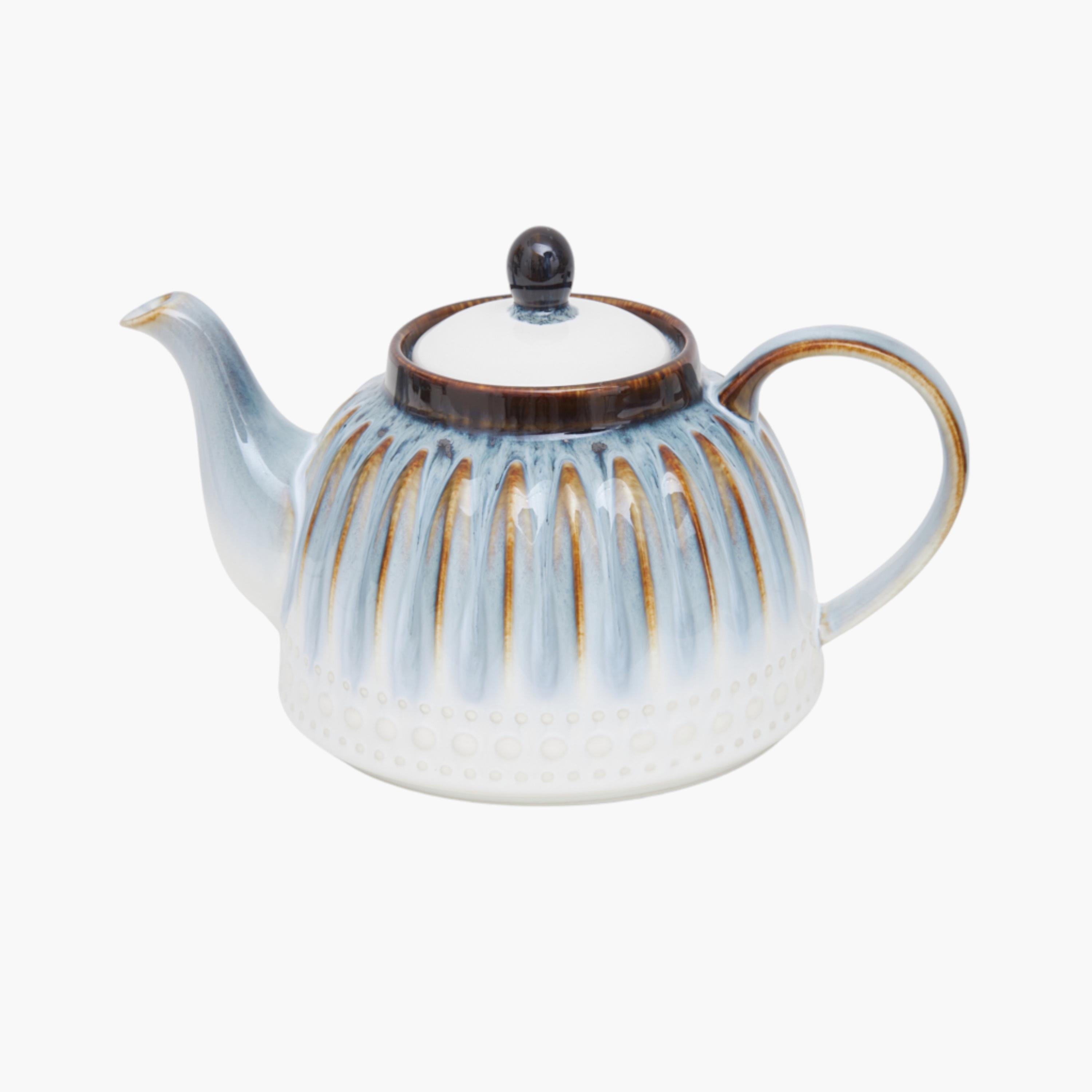 Galactica Porcelain Tea Pot - 1.1 L-household-dining-teaandcoffee-vacuumflaskscoffeeandteapots-image-1