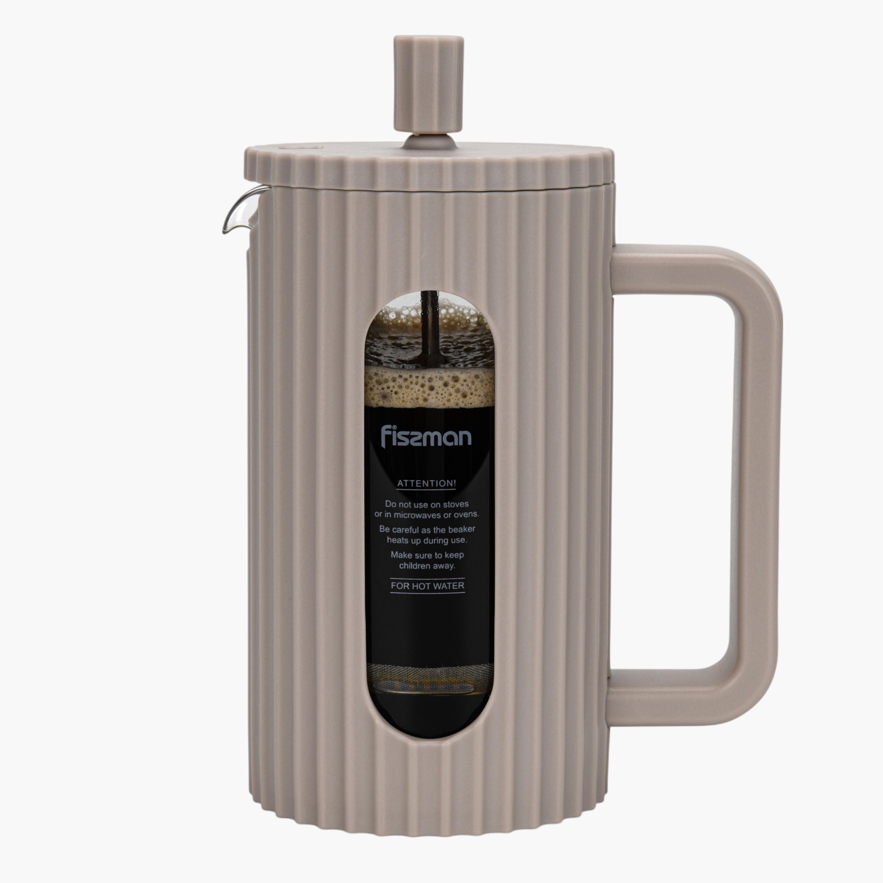 Fissman Borosilicate Glass French Press Coffee Maker - 600 ml-household-dining-teaandcoffee-vacuumflaskscoffeeandteapots-image-2