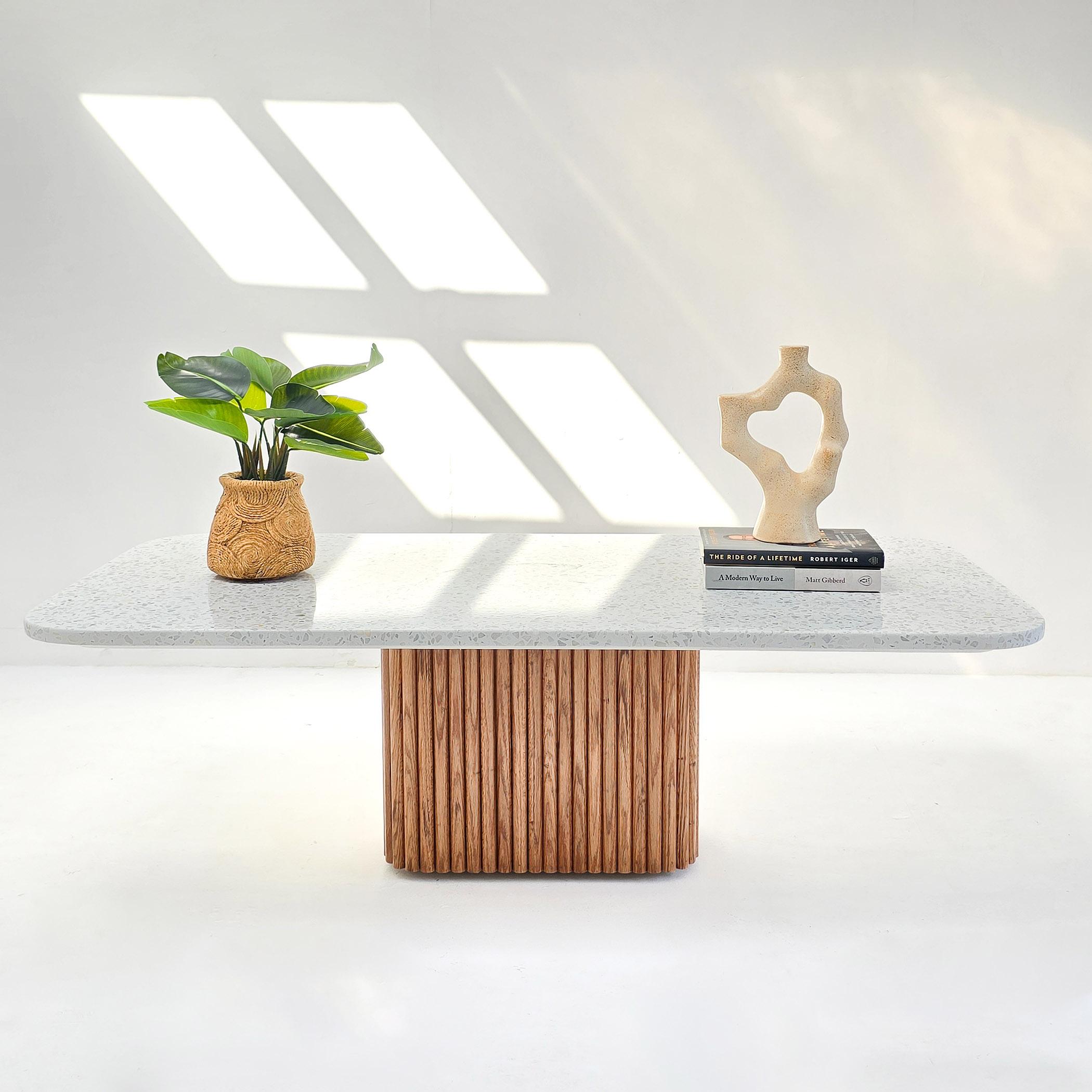 Cresto Terrazo Top Coffee Table