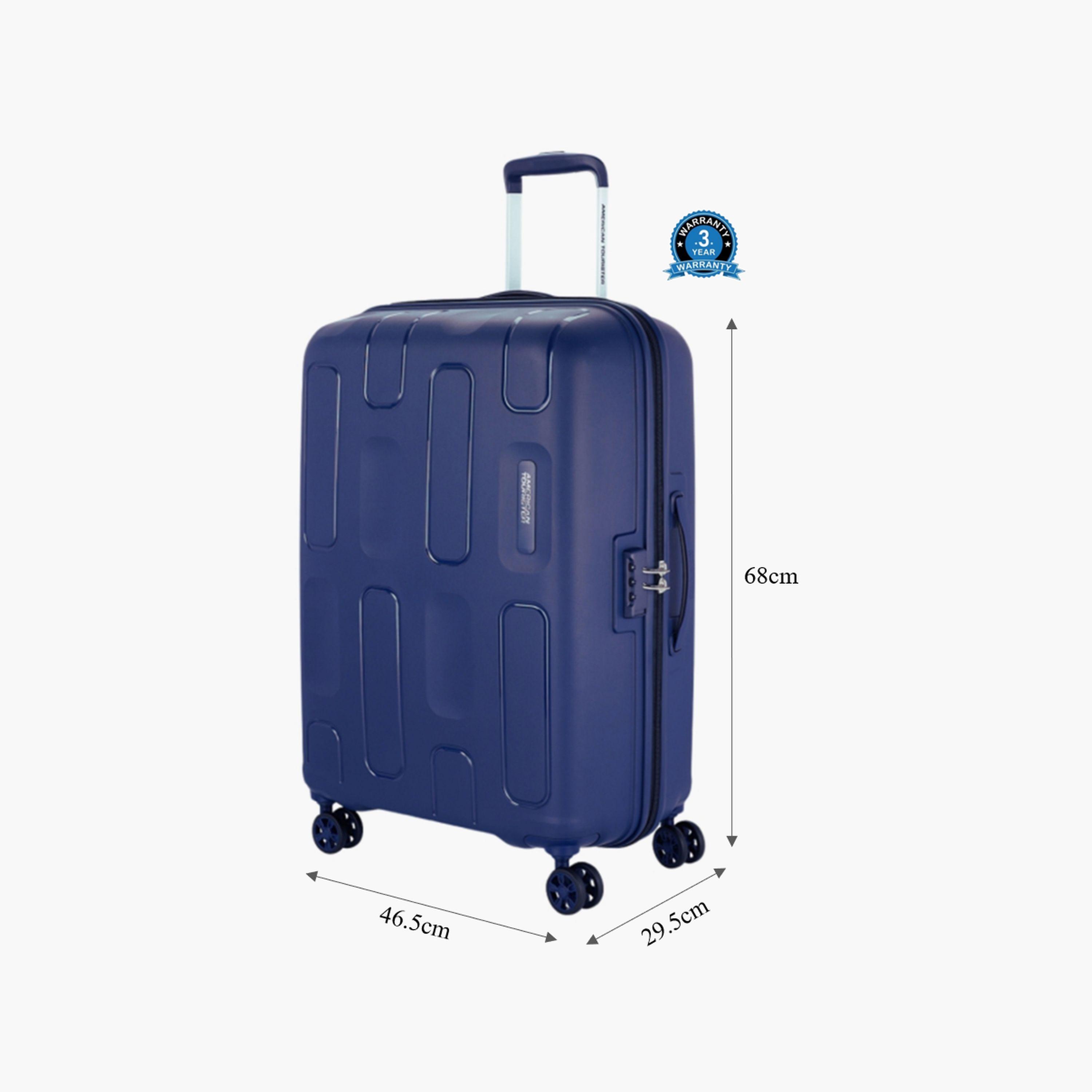 American Tourister Ellipso 68 CM Medium Check-in Polypropylene Hard Sided 4-Wheeler Spinner Trolley Bag with TSA Combination Lock-travel-luggagesandbags-luggage-image-2