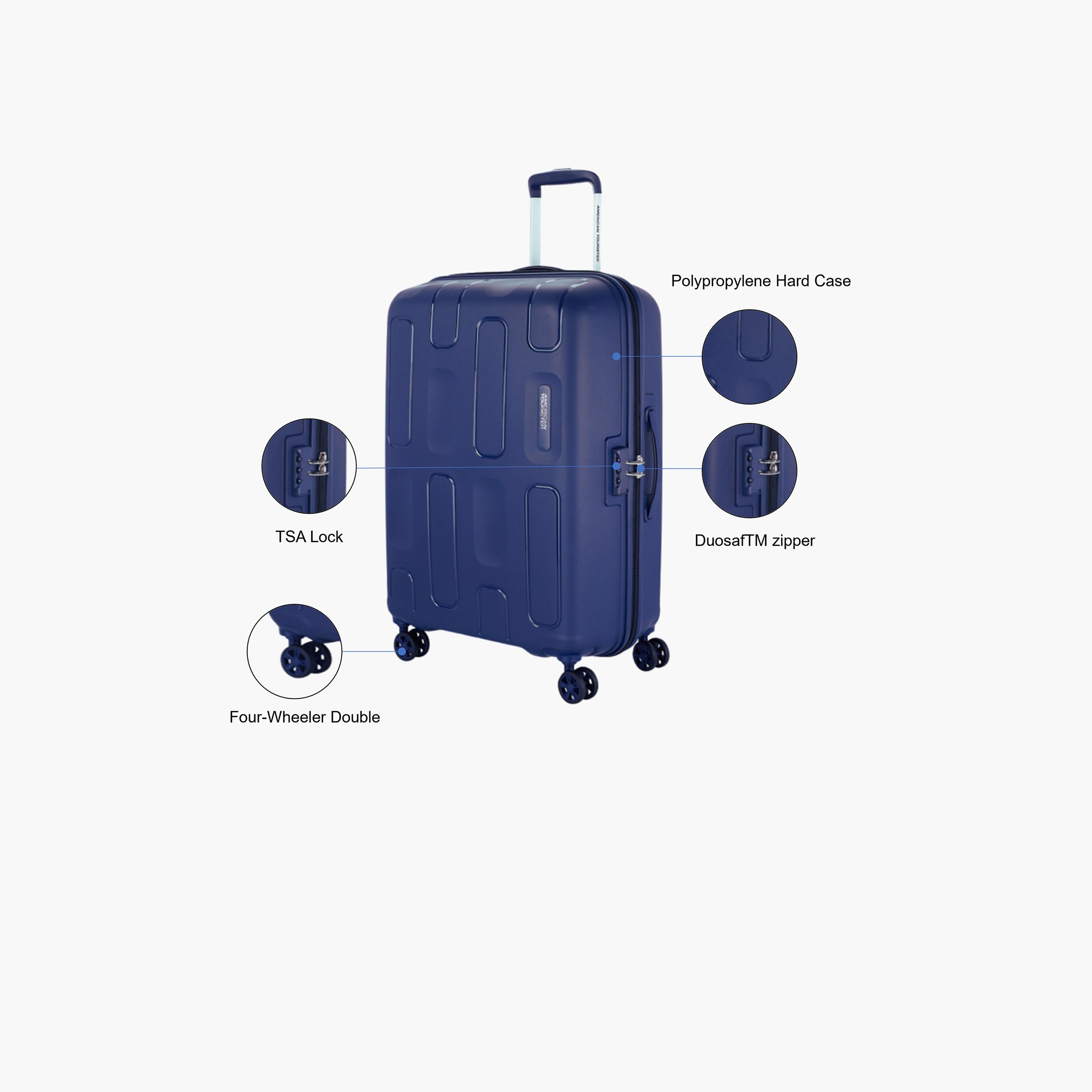 American Tourister Ellipso 68 CM Medium Check-in Polypropylene Hard Sided 4-Wheeler Spinner Trolley Bag with TSA Combination Lock-travel-luggagesandbags-luggage-image-3