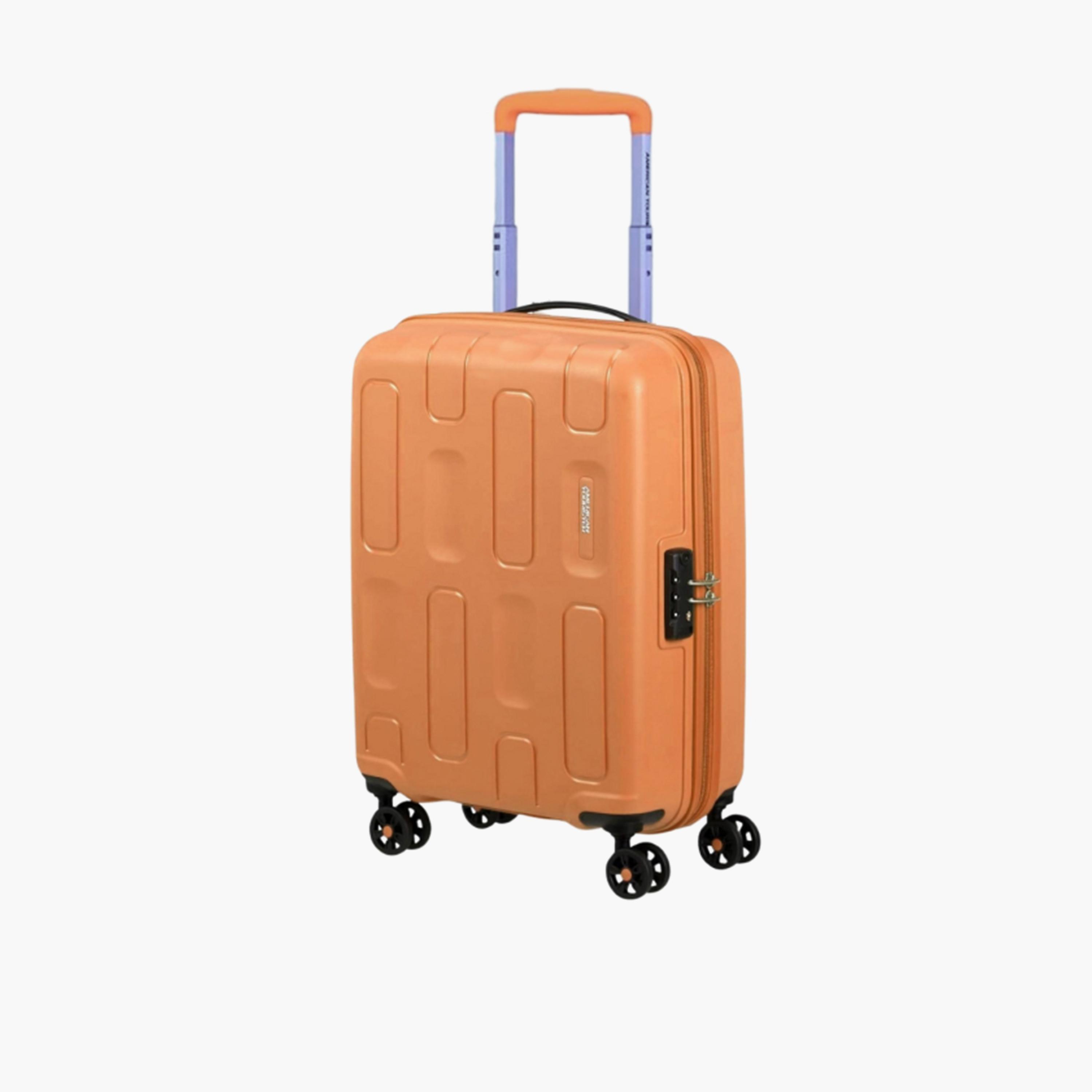 American Tourister Ellipso 55 CM Small Cabin Polypropylene Hard Sided 4-Wheeler Spinner Trolley Bag with TSA Combination Lock-travel-luggagesandbags-luggage-image-1
