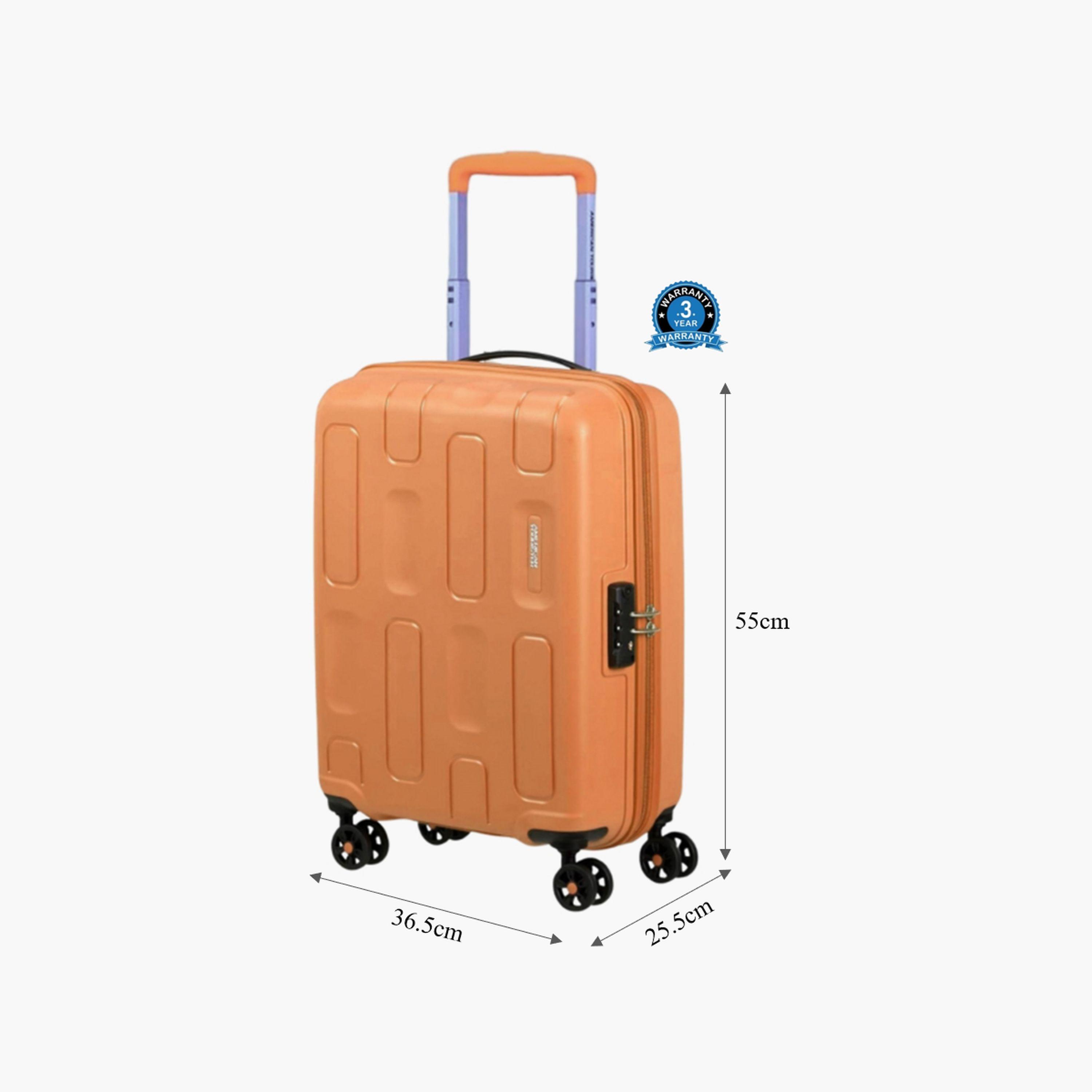 American Tourister Ellipso 55 CM Small Cabin Polypropylene Hard Sided 4-Wheeler Spinner Trolley Bag with TSA Combination Lock-travel-luggagesandbags-luggage-image-2
