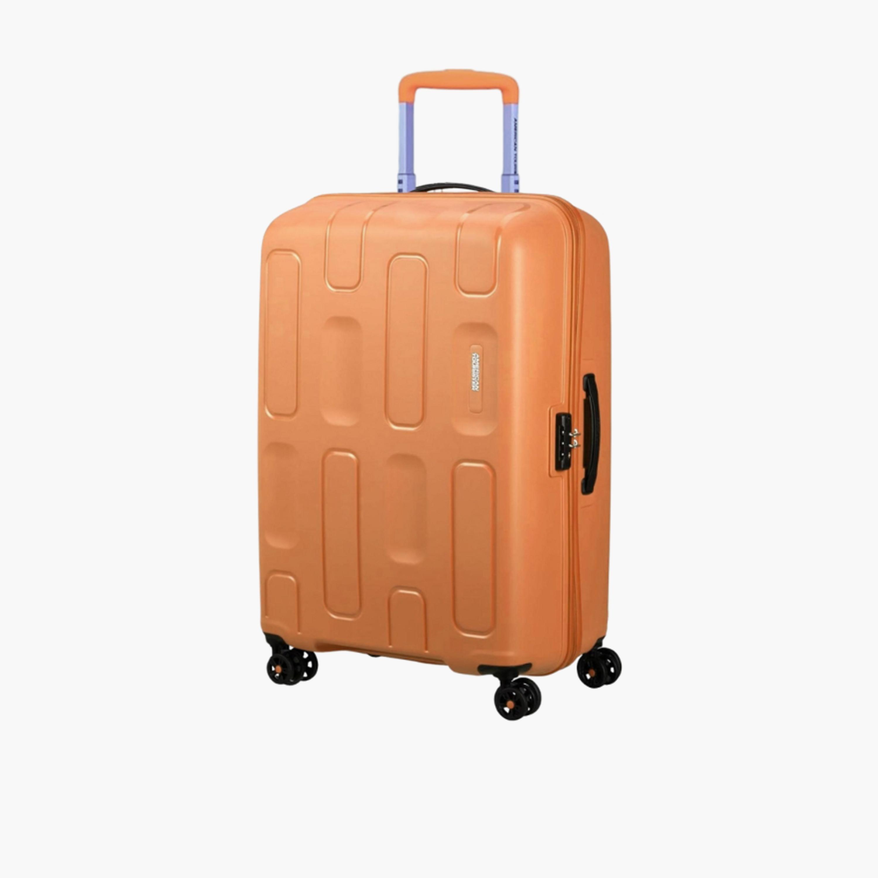 American Tourister Ellipso 79 CM Large Check-in Polypropylene Hard Sided 4-Wheeler Spinner Trolley Bag with TSA Combination Lock-travel-luggagesandbags-luggage-image-1