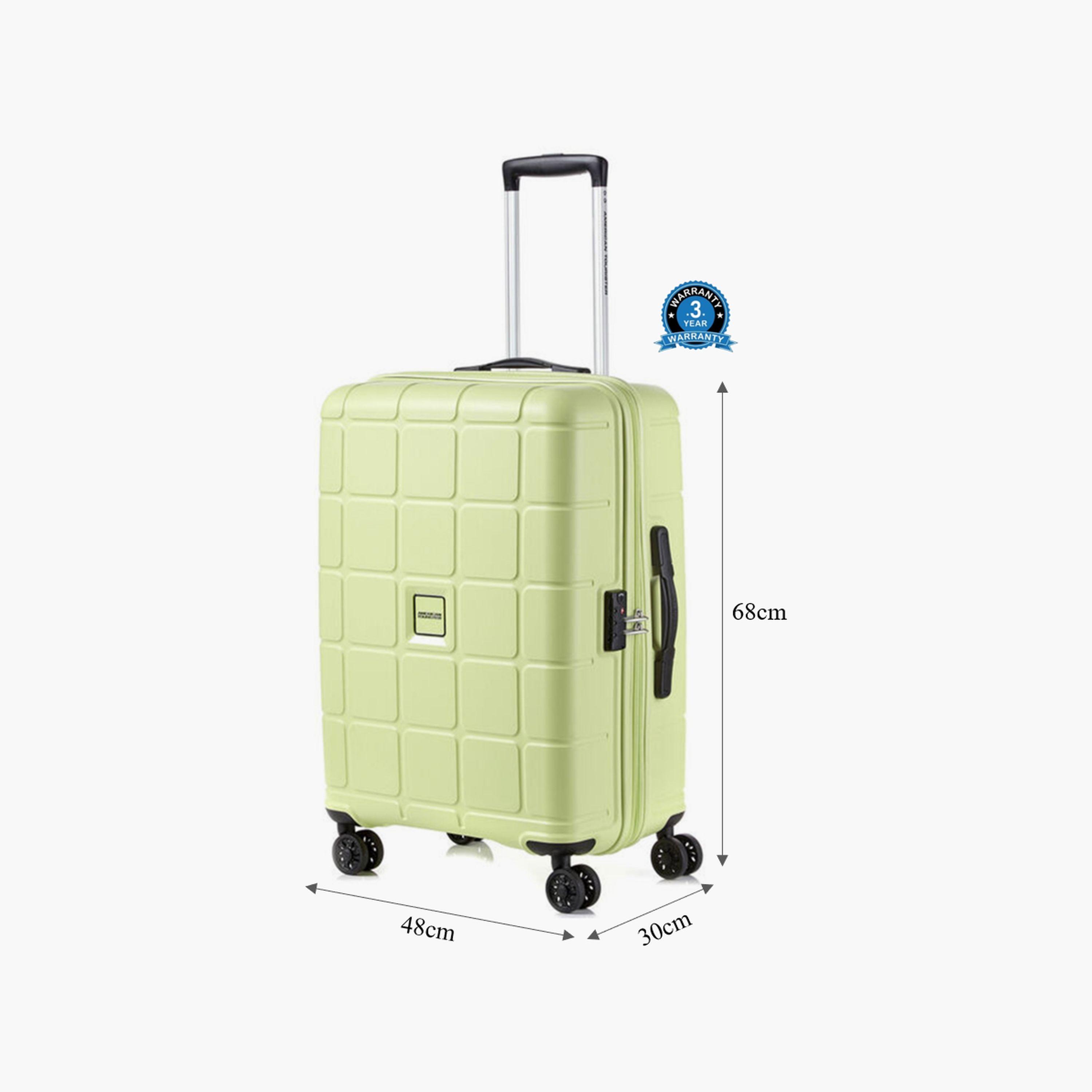 American Tourister Hundo 68 CM Medium Check-in Polypropylene Hard Sided 4-Wheeler Spinner Trolley Bag with TSA Combination Lock-travel-luggagesandbags-luggage-image-2