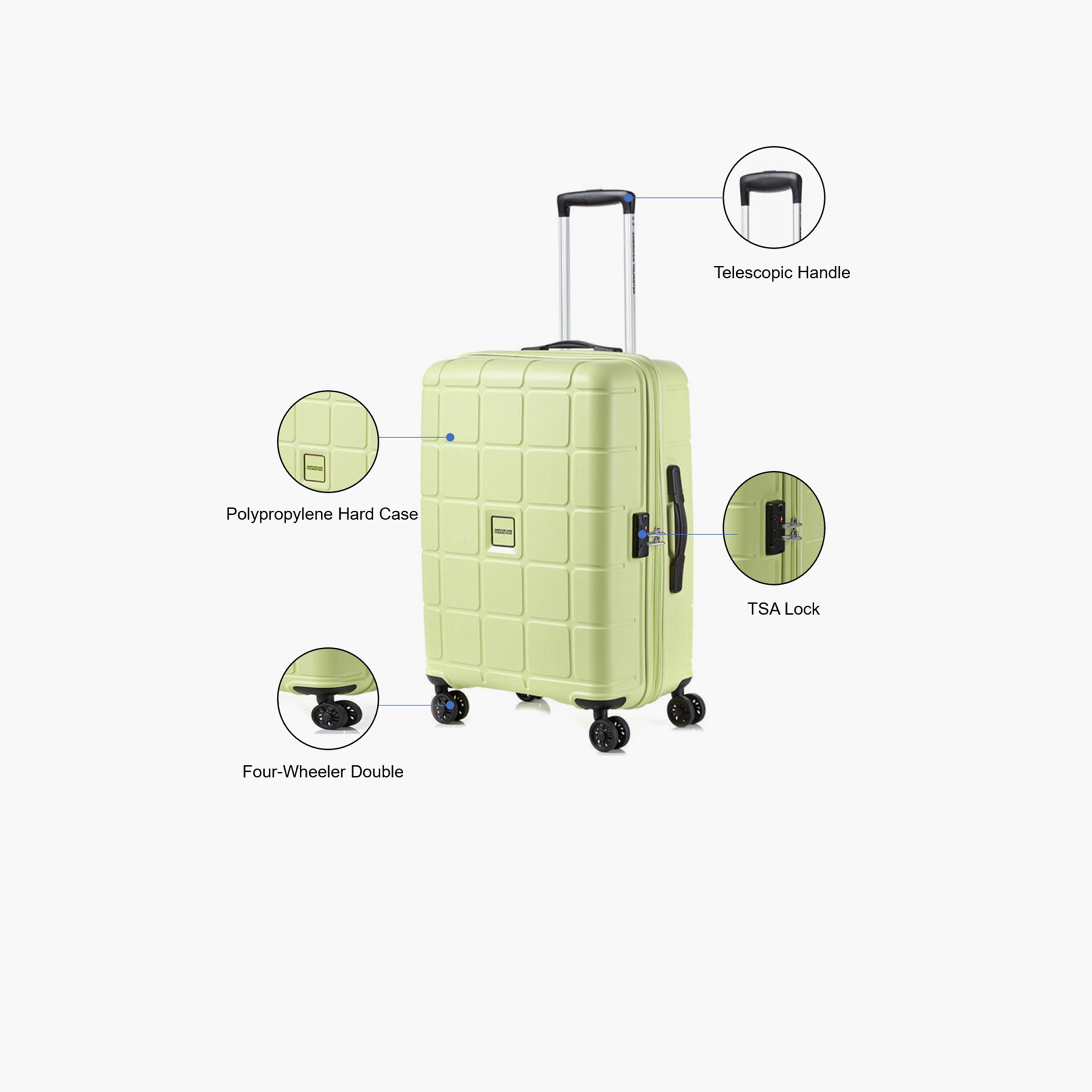 American Tourister Hundo 68 CM Medium Check-in Polypropylene Hard Sided 4-Wheeler Spinner Trolley Bag with TSA Combination Lock-travel-luggagesandbags-luggage-image-3