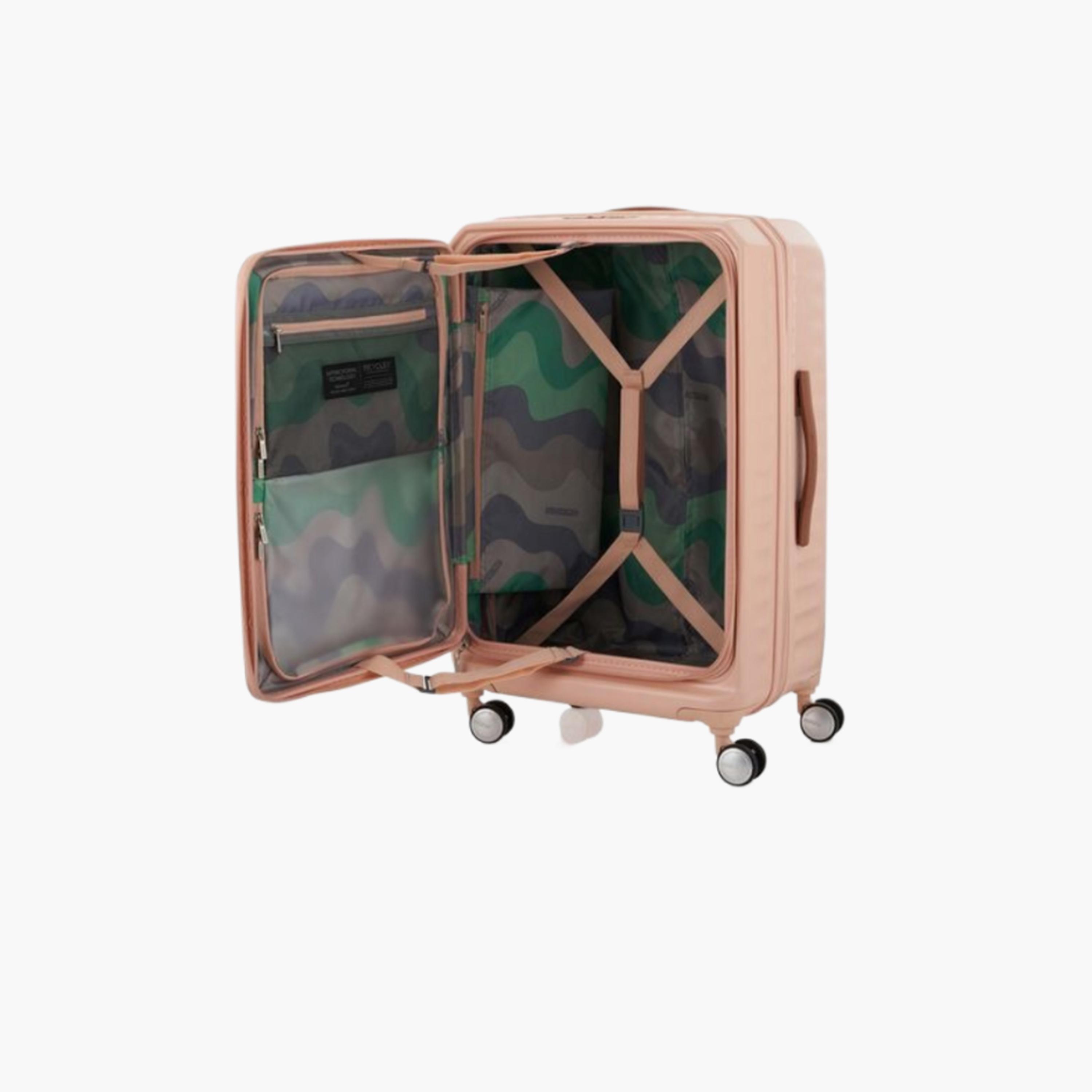 American Tourister Frontec 68 CM Medium Check-in Polycarbonate with ABS Hard Sided 4-Wheeler Spinner Trolley Bag with TSA Combination Lock-travel-luggagesandbags-luggage-image-6