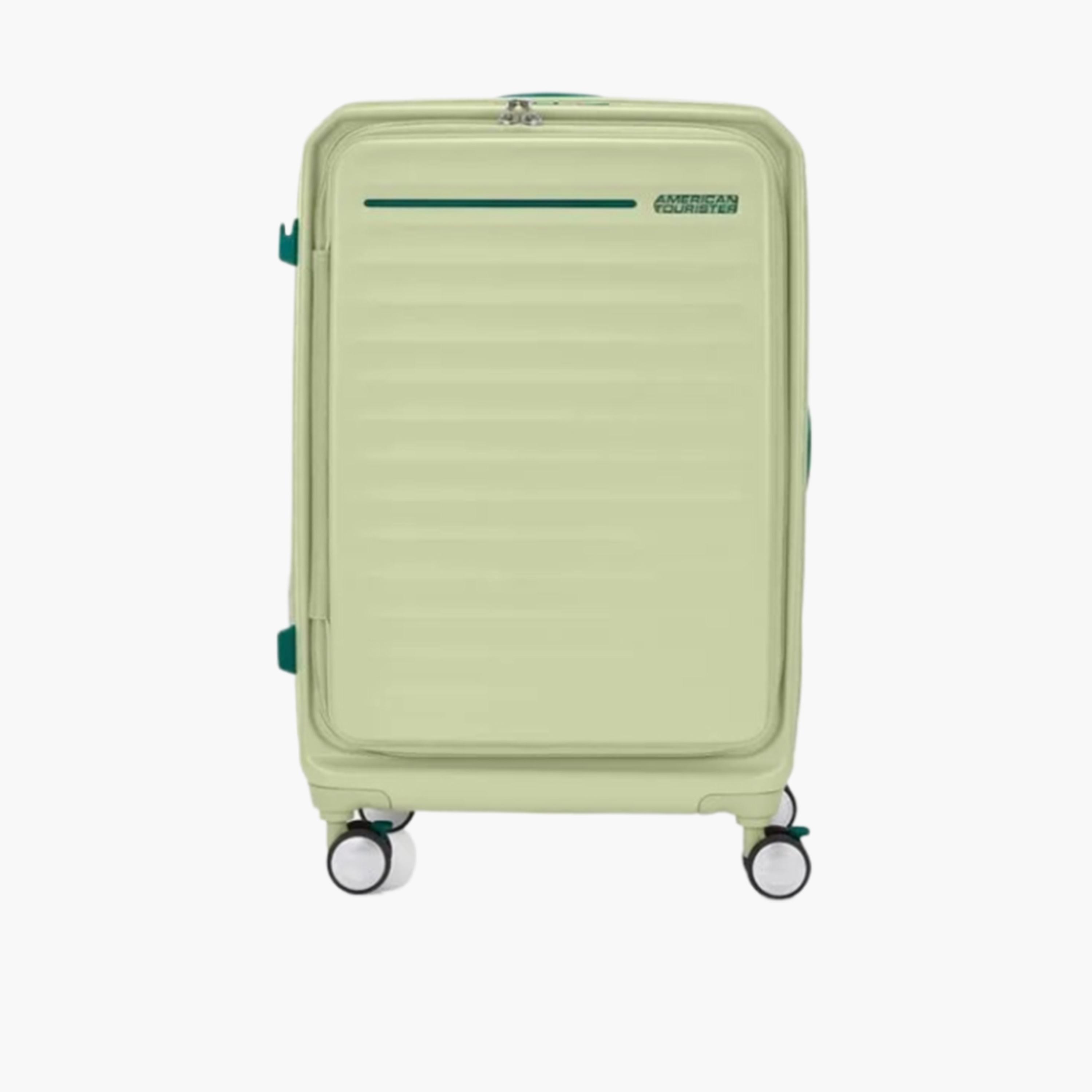 American Tourister Frontec 68 CM Medium Check-in Polycarbonate with ABS Hard Sided 4-Wheeler Spinner Trolley Bag with TSA Combination Lock-travel-luggagesandbags-luggage-image-1