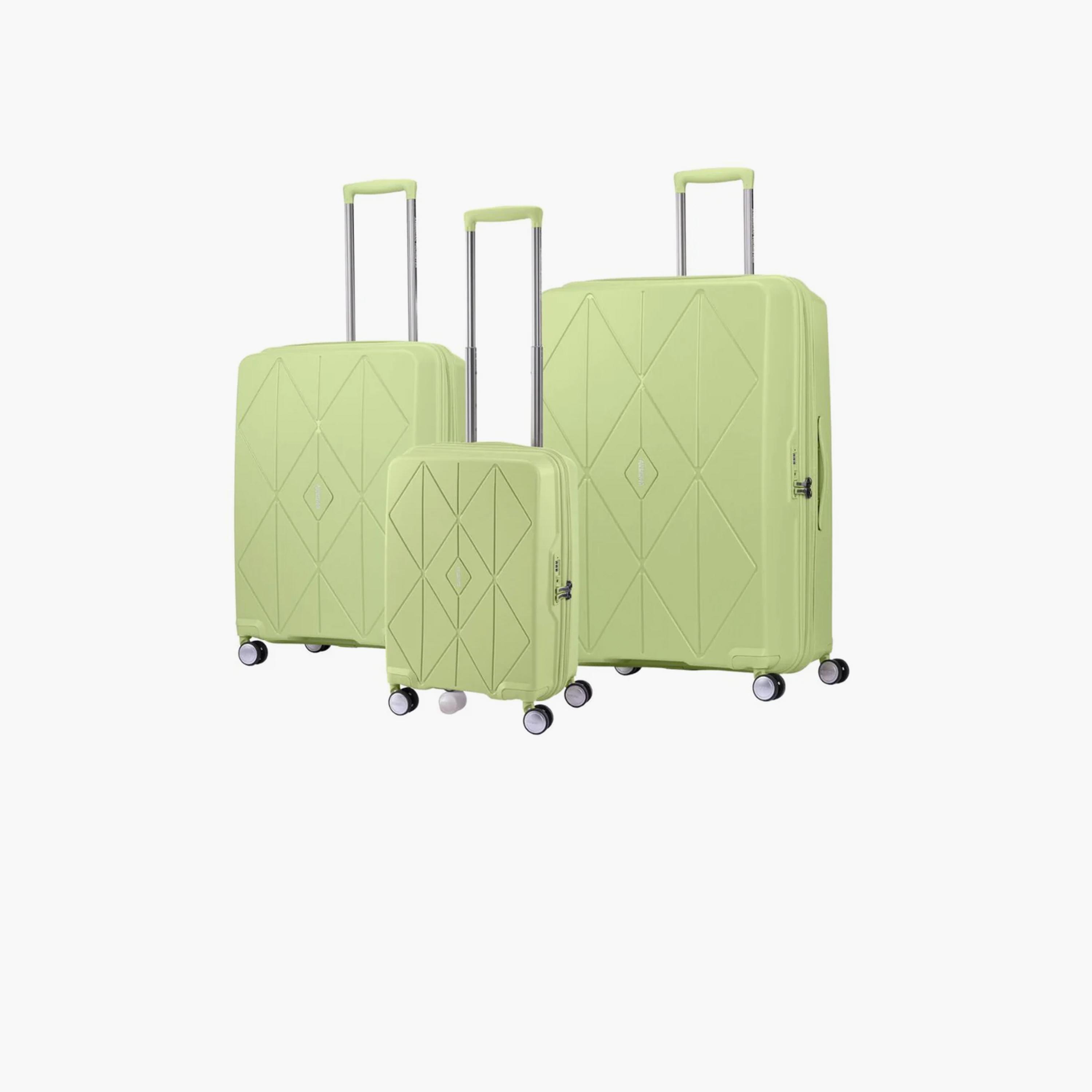أميريكان توريستر-  طقم شنط سفر أرغايل بولي بروبيلين بجوانب صلبة وأربع عجلات دوارة وقفل TSA-travel-luggagesandbags-luggage-image-1