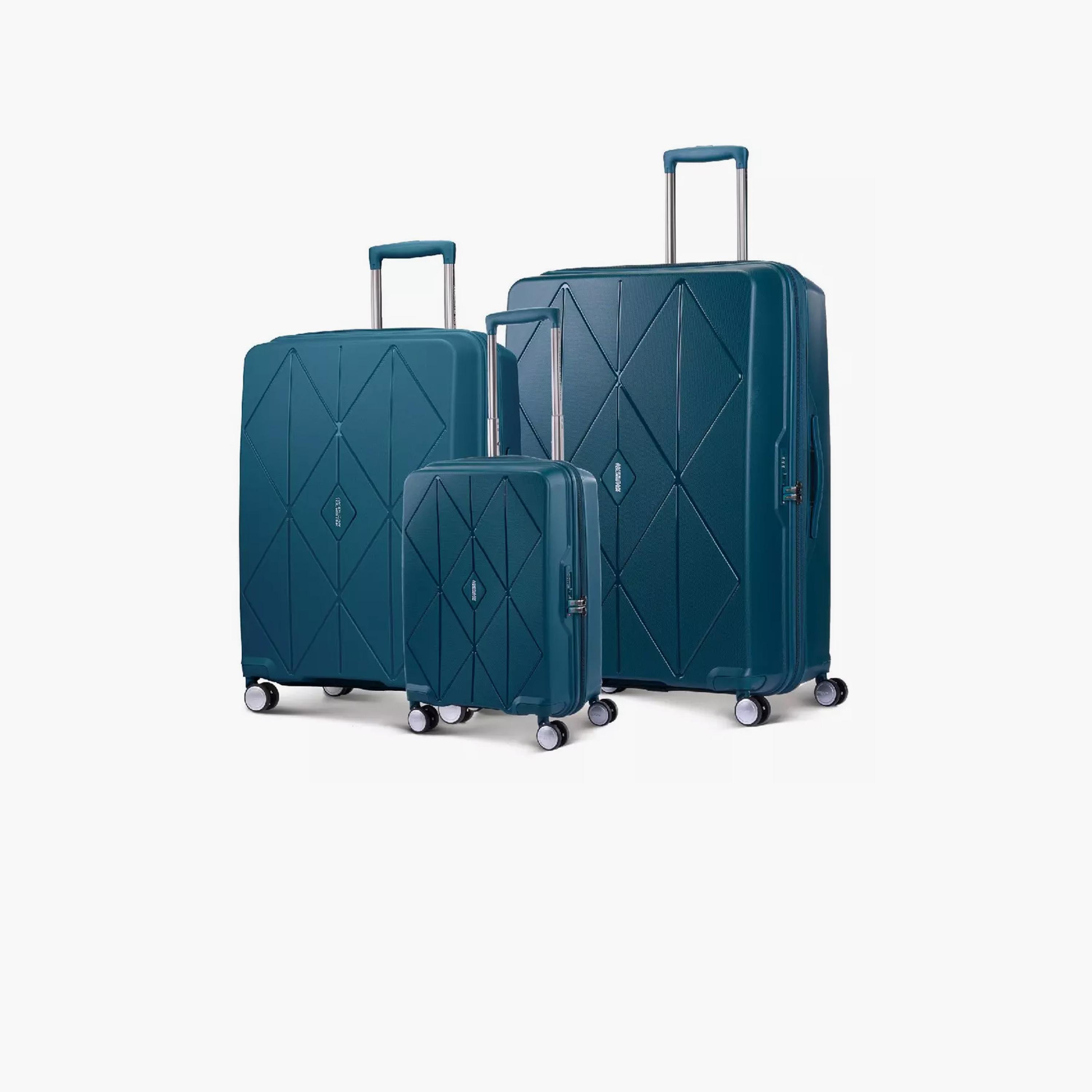 أميريكان توريستر-  طقم شنط سفر أرغايل بولي بروبيلين بجوانب صلبة وأربع عجلات دوارة وقفل TSA-travel-luggagesandbags-luggage-image-1