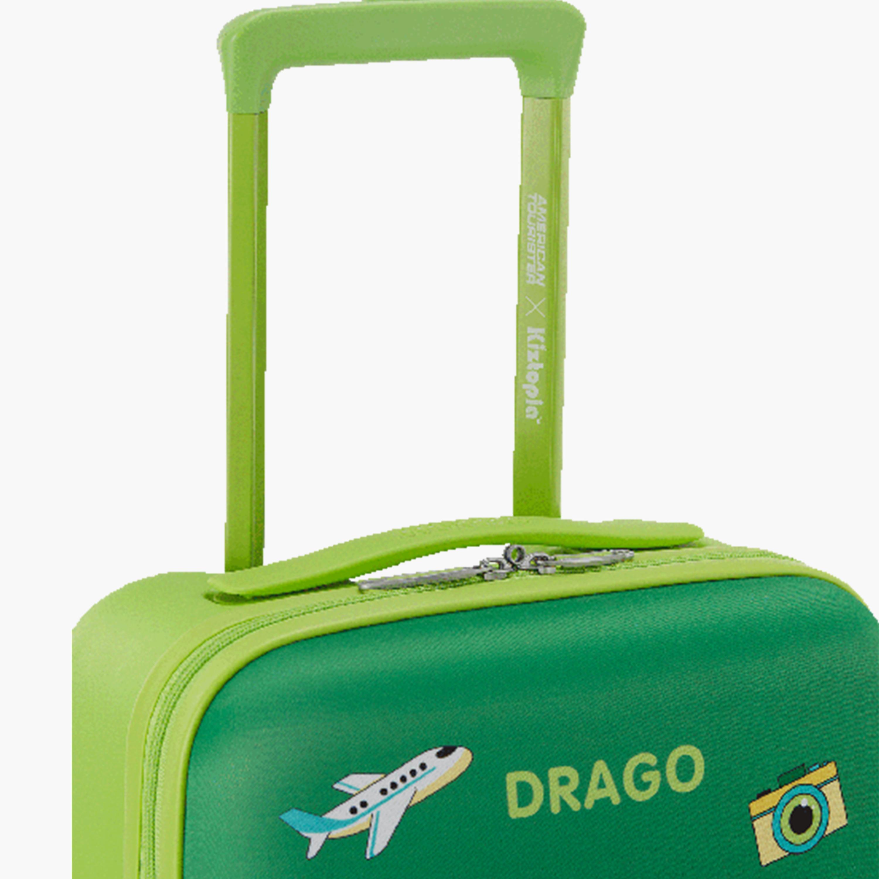 American Tourister Kiztopia 47 CM Small Cabin Plastic Hard Sided 2-Wheeler Spinner Trolley Bag with TSA lock-travel-kidstrolleyandbags-image-7