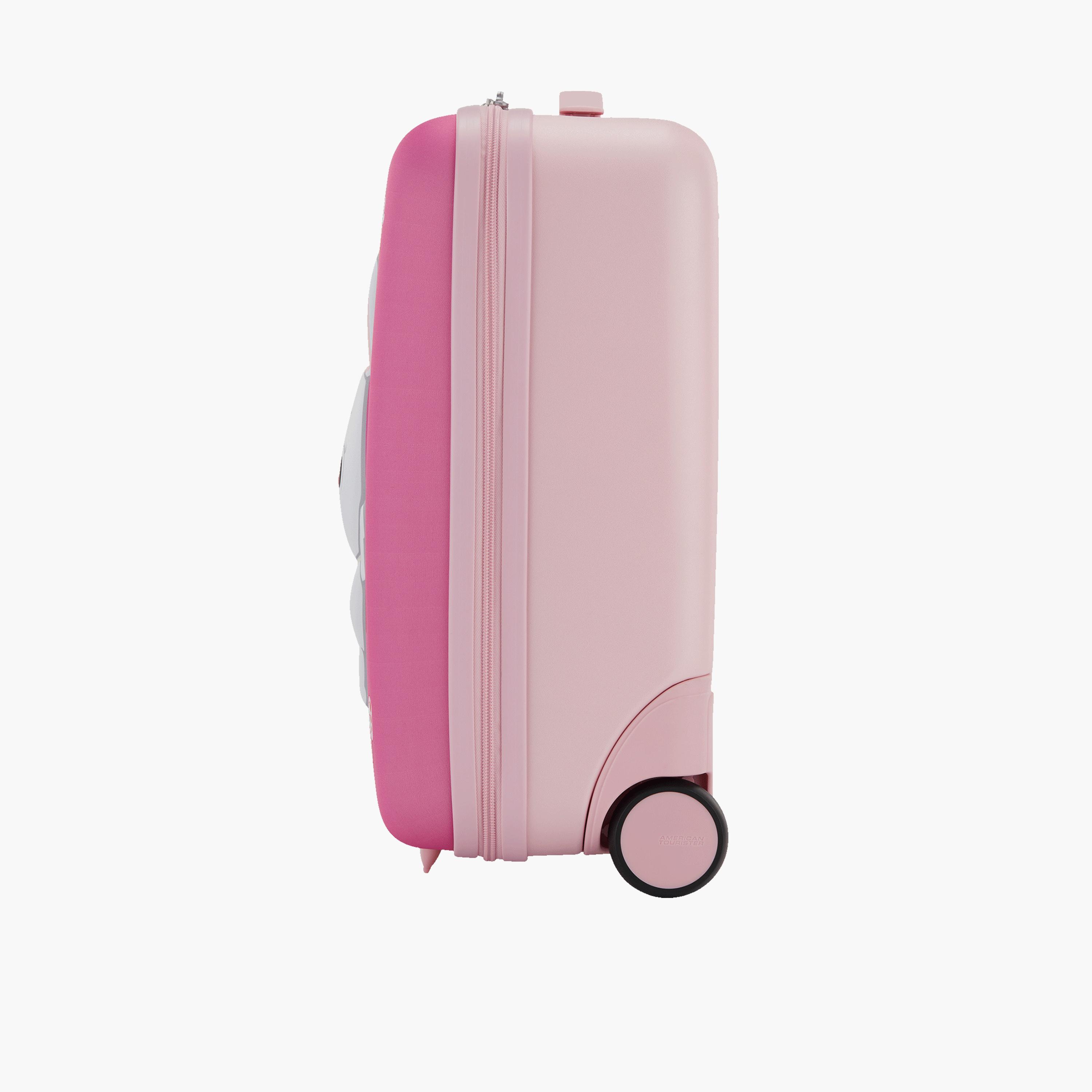 American Tourister Kiztopia 47 CM Small Cabin Plastic Hard Sided 2-Wheeler Spinner Trolley Bag with TSA lock-travel-kidstrolleyandbags-image-6