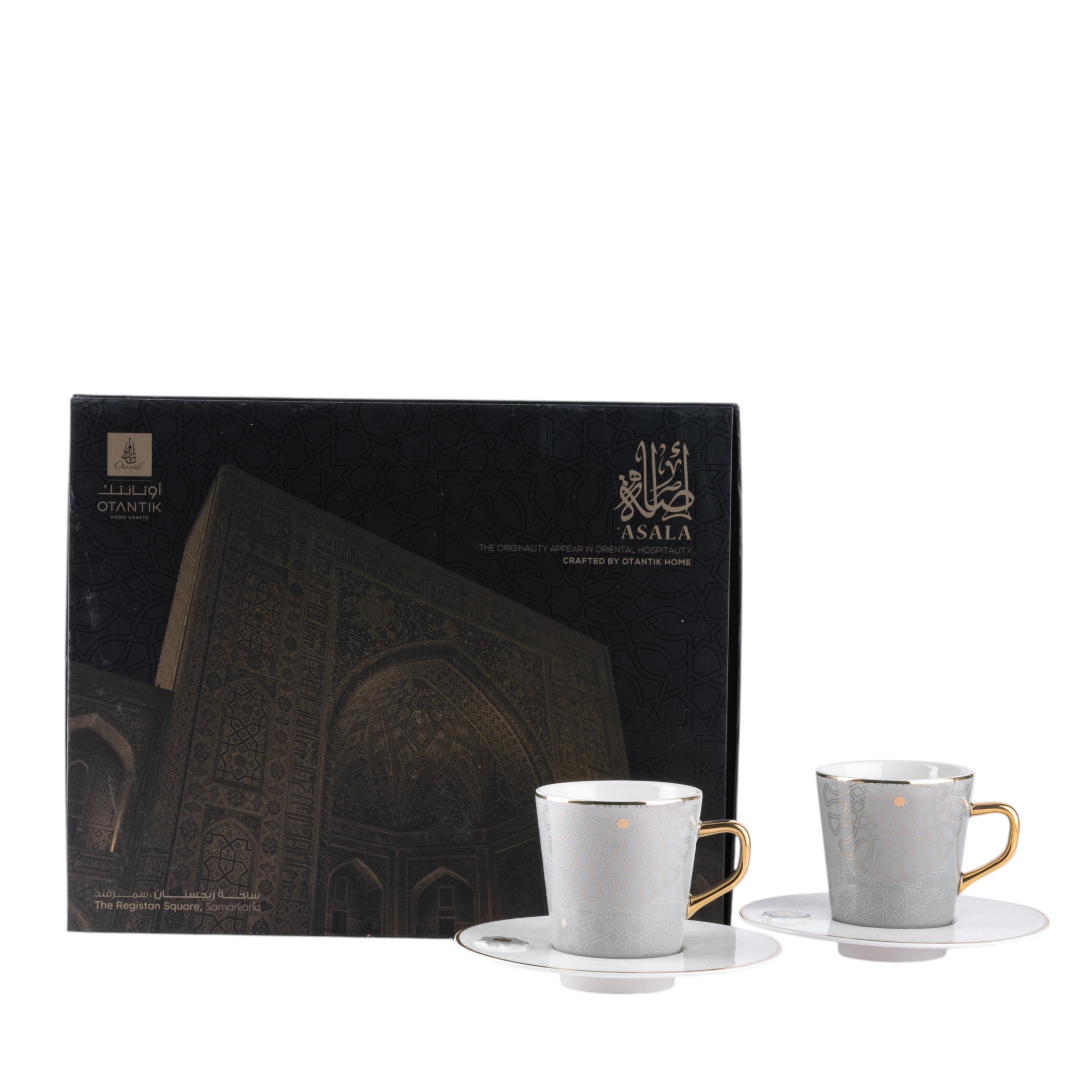 طقم فناجين قهوة وصحون 12 قطعة أصالة من أوتانتيك-household-dining-teaandcoffee-teaandcoffeesets-image-2