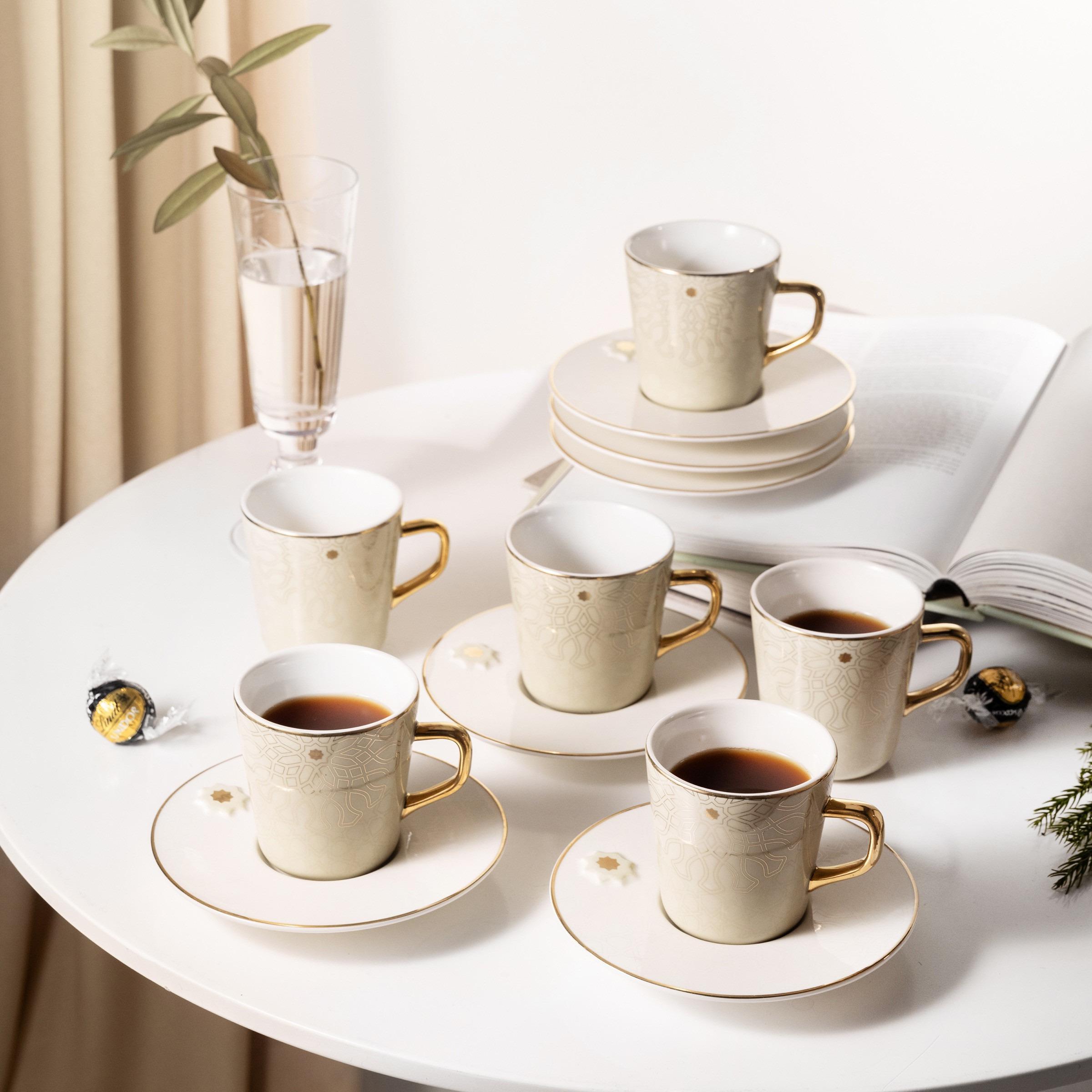 Asalah 12-Piece Coffee Cup and Saucer Set-household-dining-teaandcoffee-teaandcoffeesets-image-1