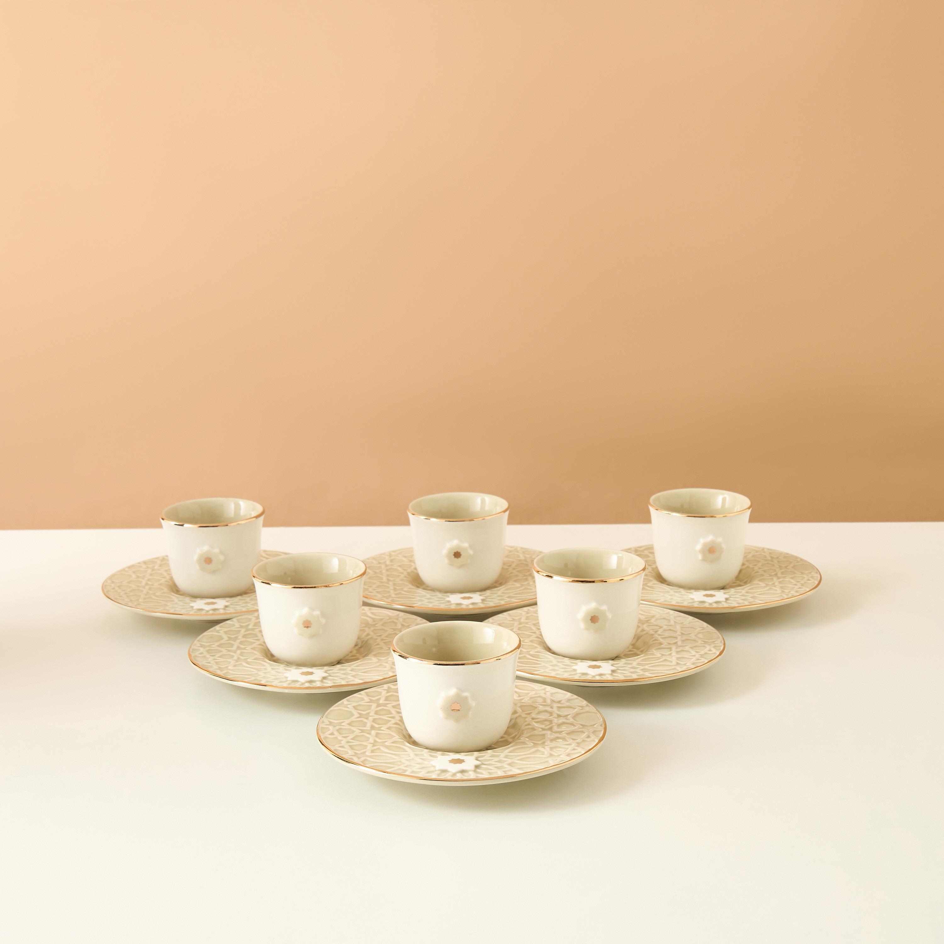 طقم قهوة وشاي بورسلان بطبعات 19 قطعة أصالة من أوتانتيك-household-dining-teaandcoffee-teaandcoffeesets-image-4