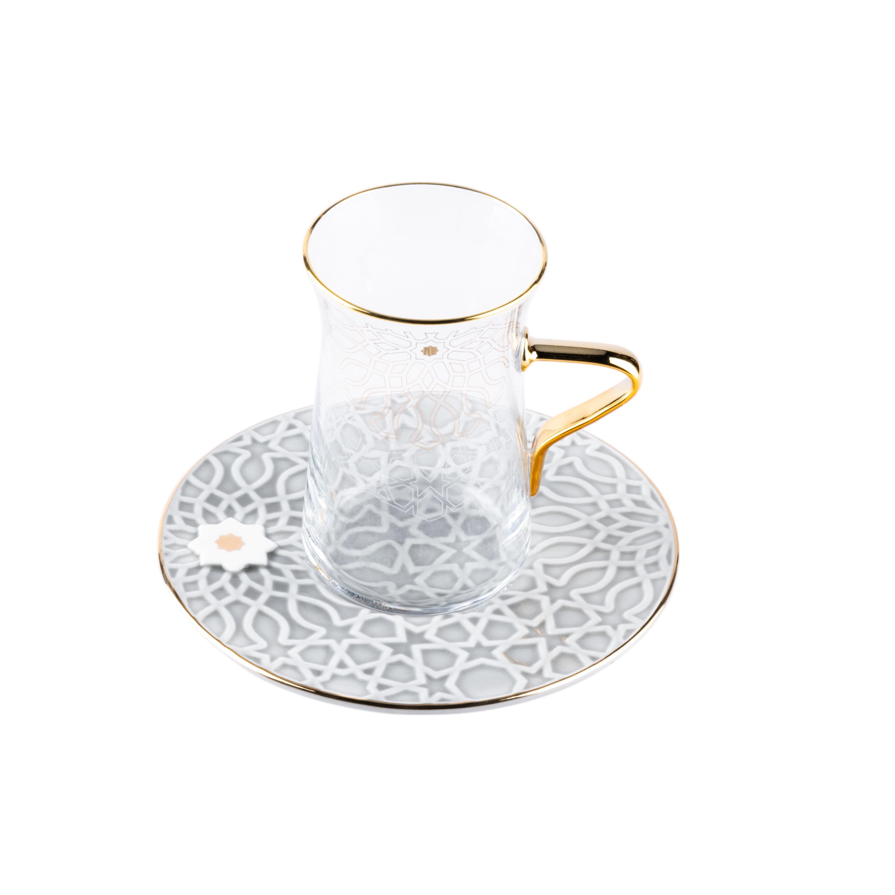 Asalah 12-Piece Cup and Saucer Set with Sugar Pot - 150 ml-household-dining-teaandcoffee-teaandcoffeesets-image-5