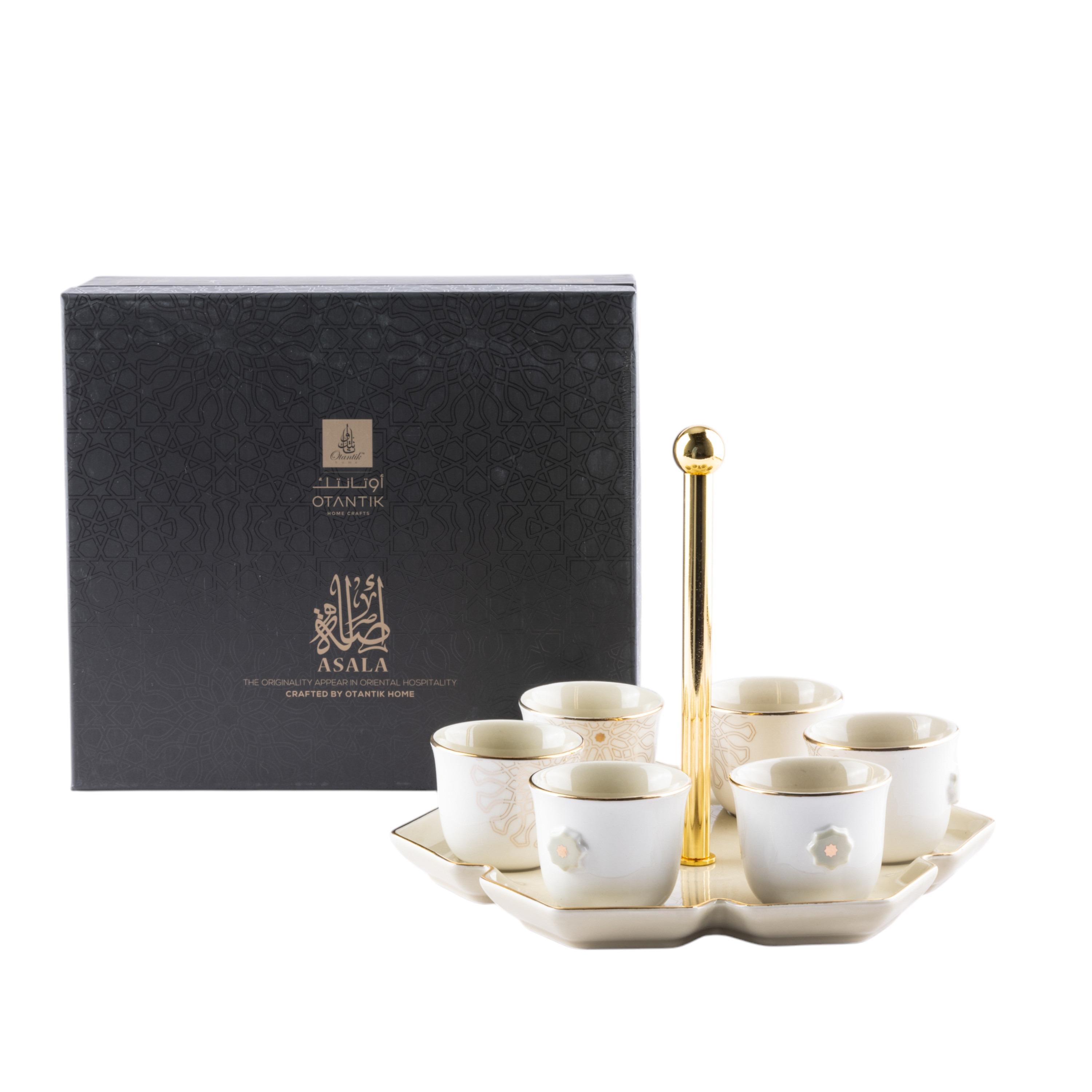 Asalah 6-Piece Kahwa Cup Set with Stand-household-dining-teaandcoffee-teaandcoffeesets-image-2