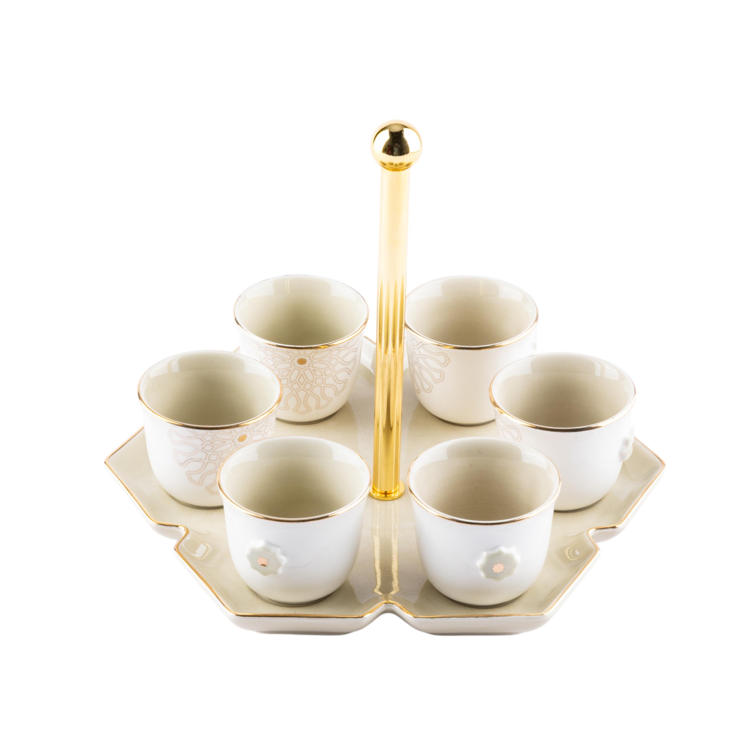 Asalah 6-Piece Kahwa Cup Set with Stand-household-dining-teaandcoffee-teaandcoffeesets-image-5