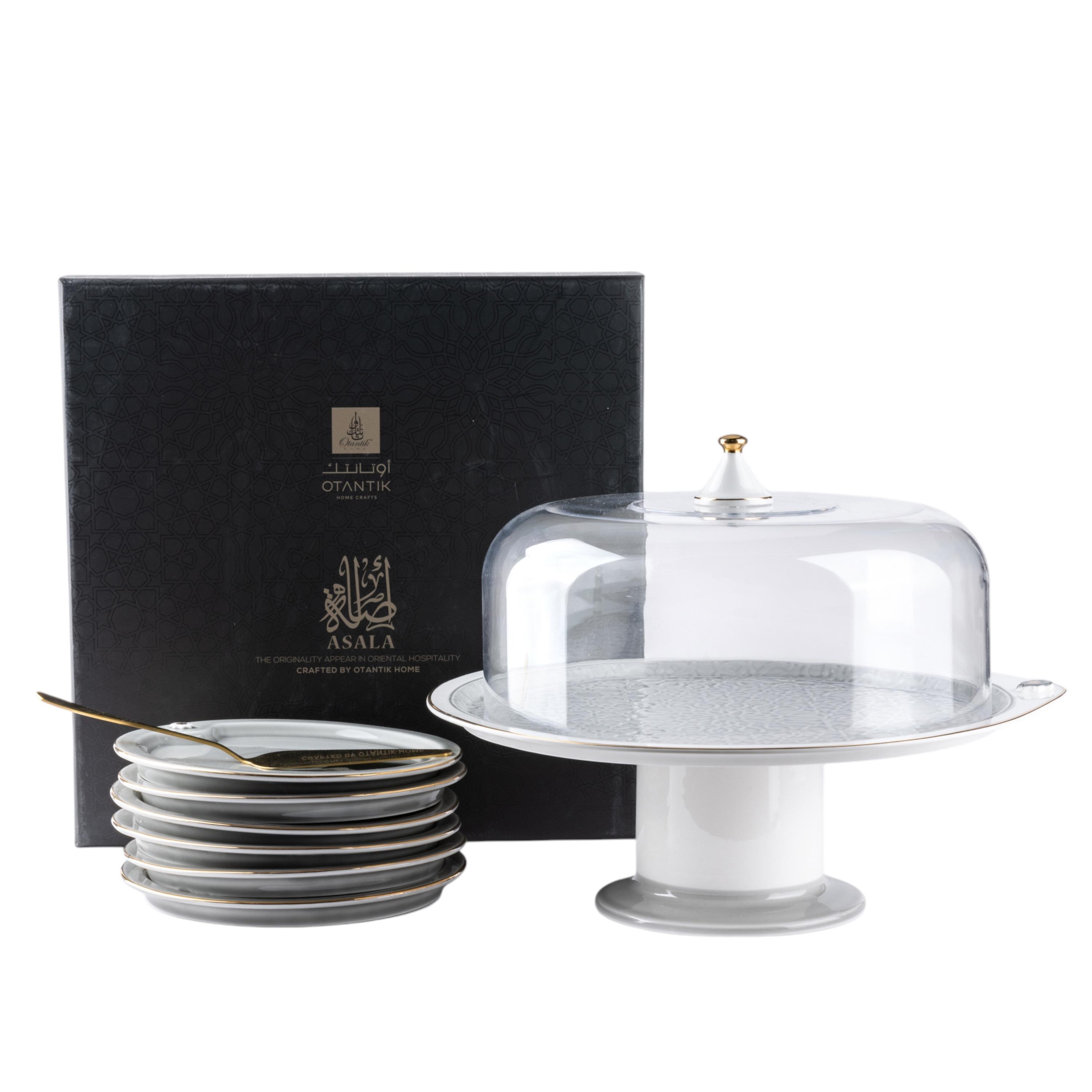 طقم تقديم كيك 9 قطع أصالة من أوتانتيك-household-dining-serveware-cakestands-image-2
